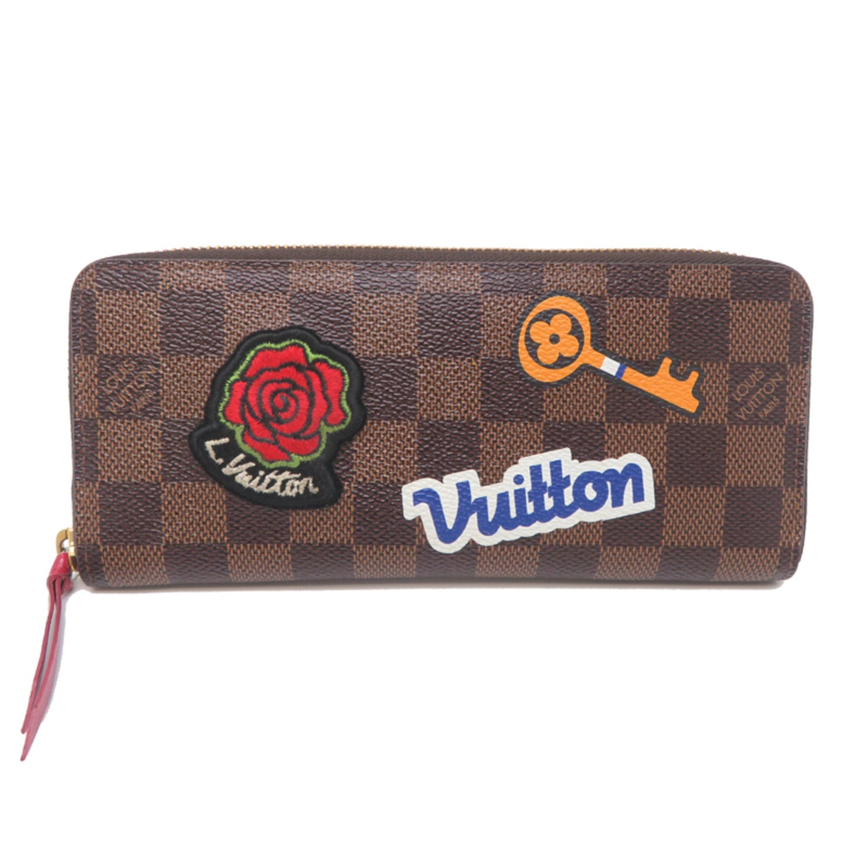Louis Vuitton Portefeuille Clemence Long Wallet (Discontinued) Damier
