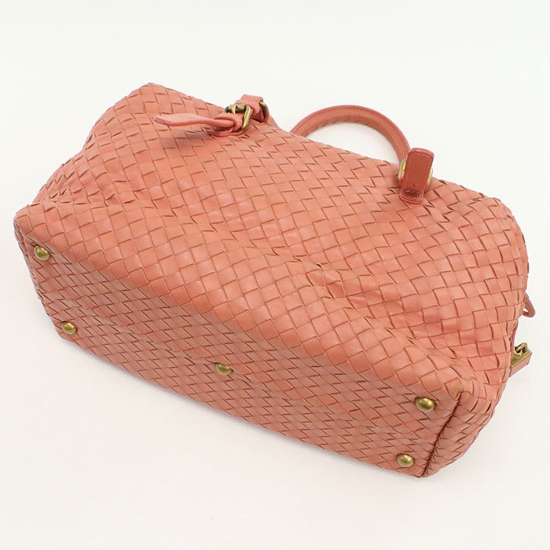 BOTTEGA VENETA Mini Boston Bag 6810 Intrecciato