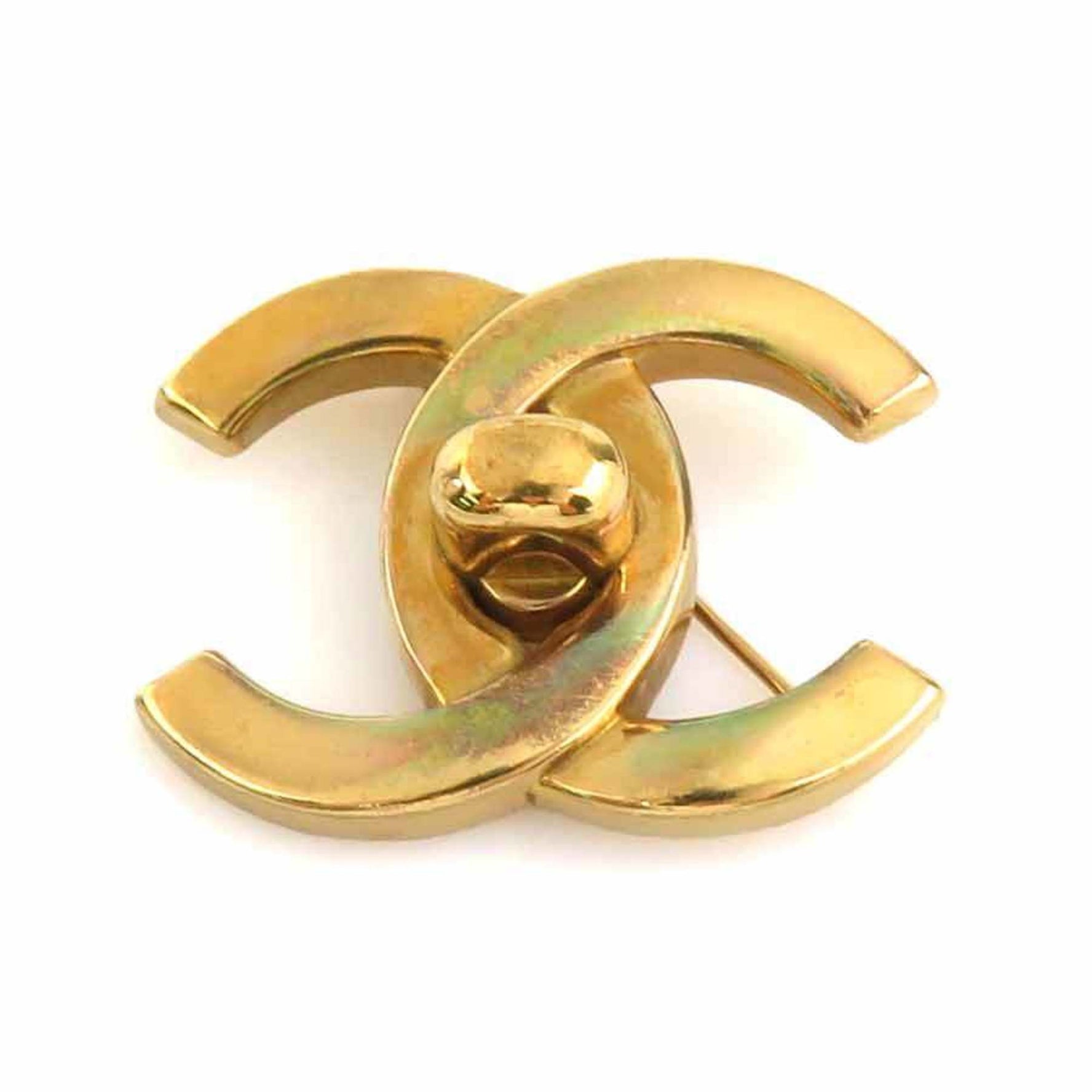 CHANEL Coco Mark Metal Brooch