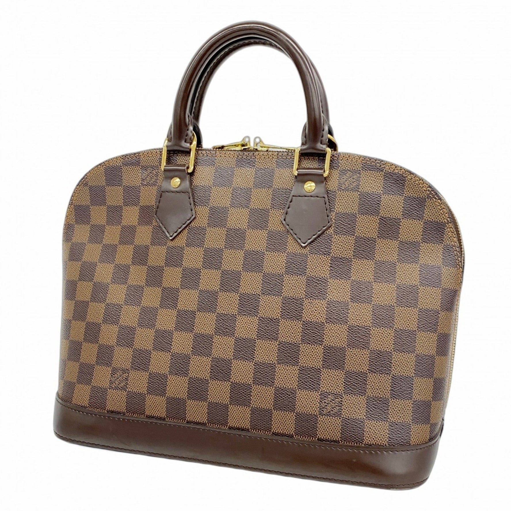Louis Vuitton Damier Alma Handbag N51131 Ebene for Women