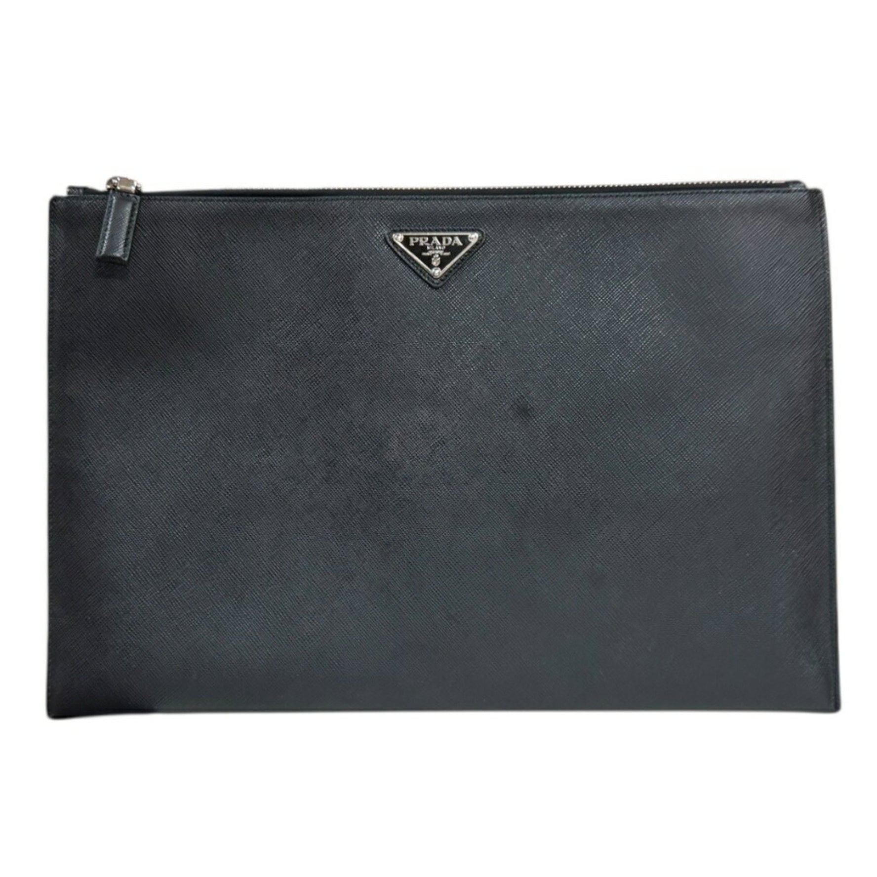 Prada Saffiano Clutch Bag, Leather