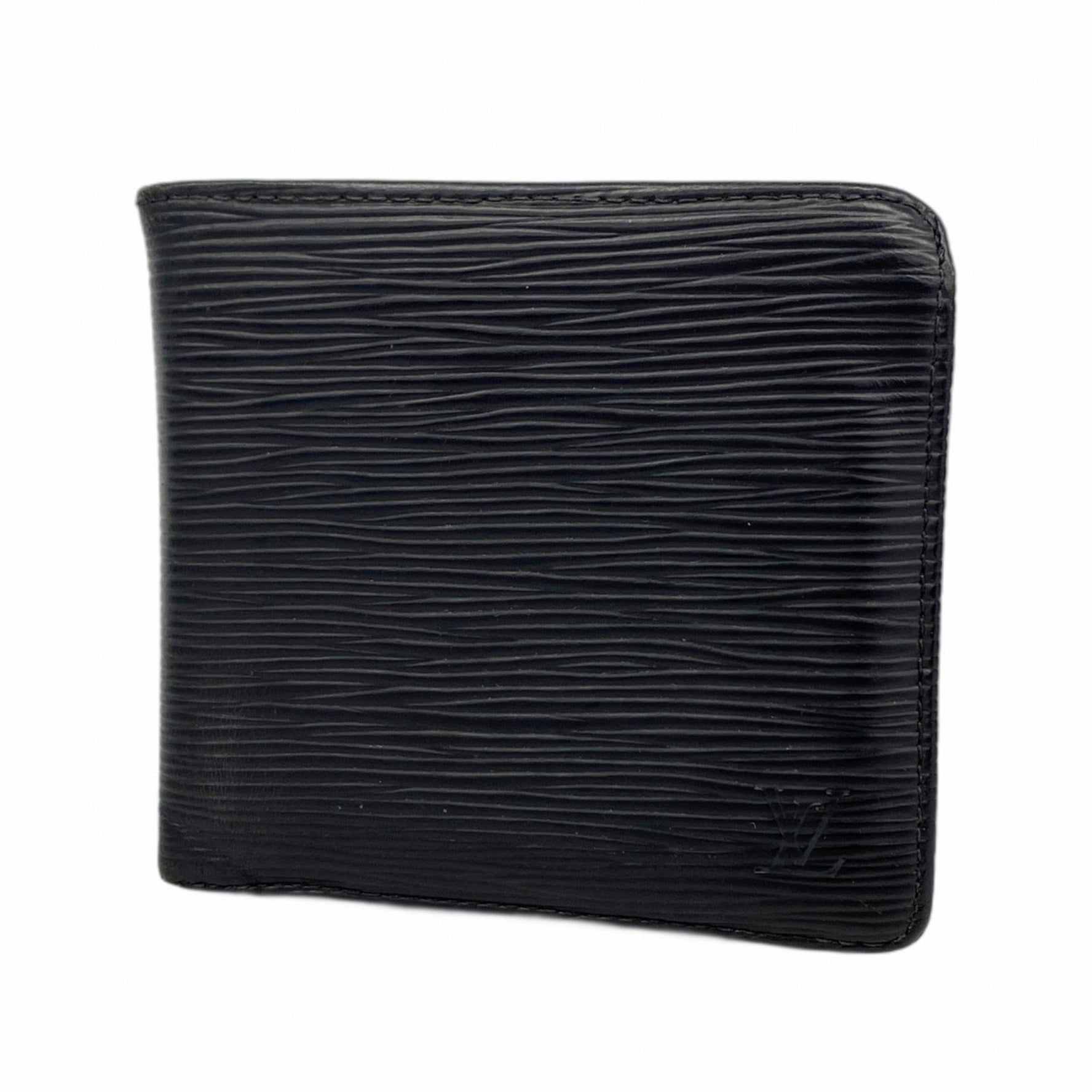 Louis Vuitton Epi Wallet Portefeuille Marco NM M62289 Noir Men's