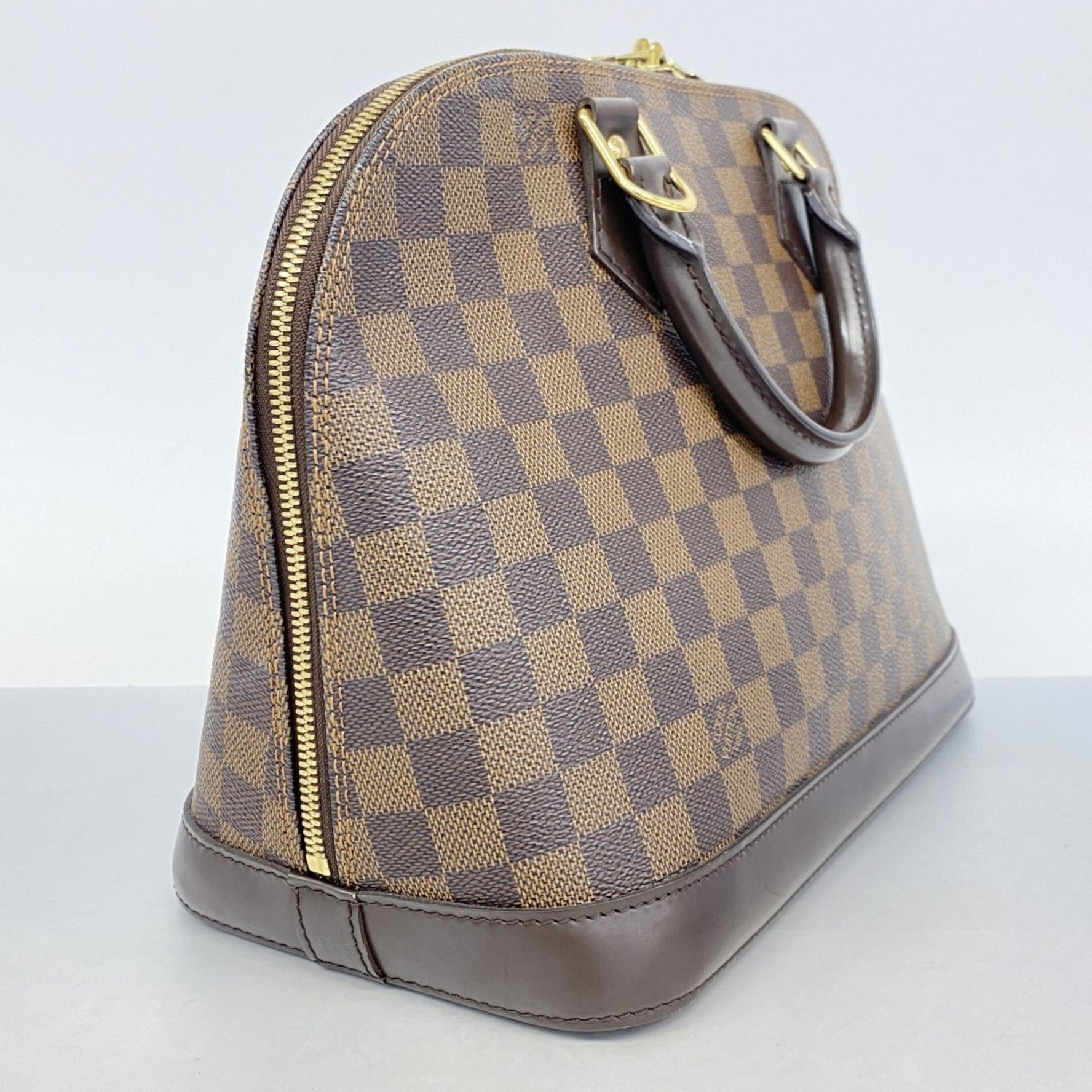 Louis Vuitton Damier Alma Handbag N51131 Ebene for Women