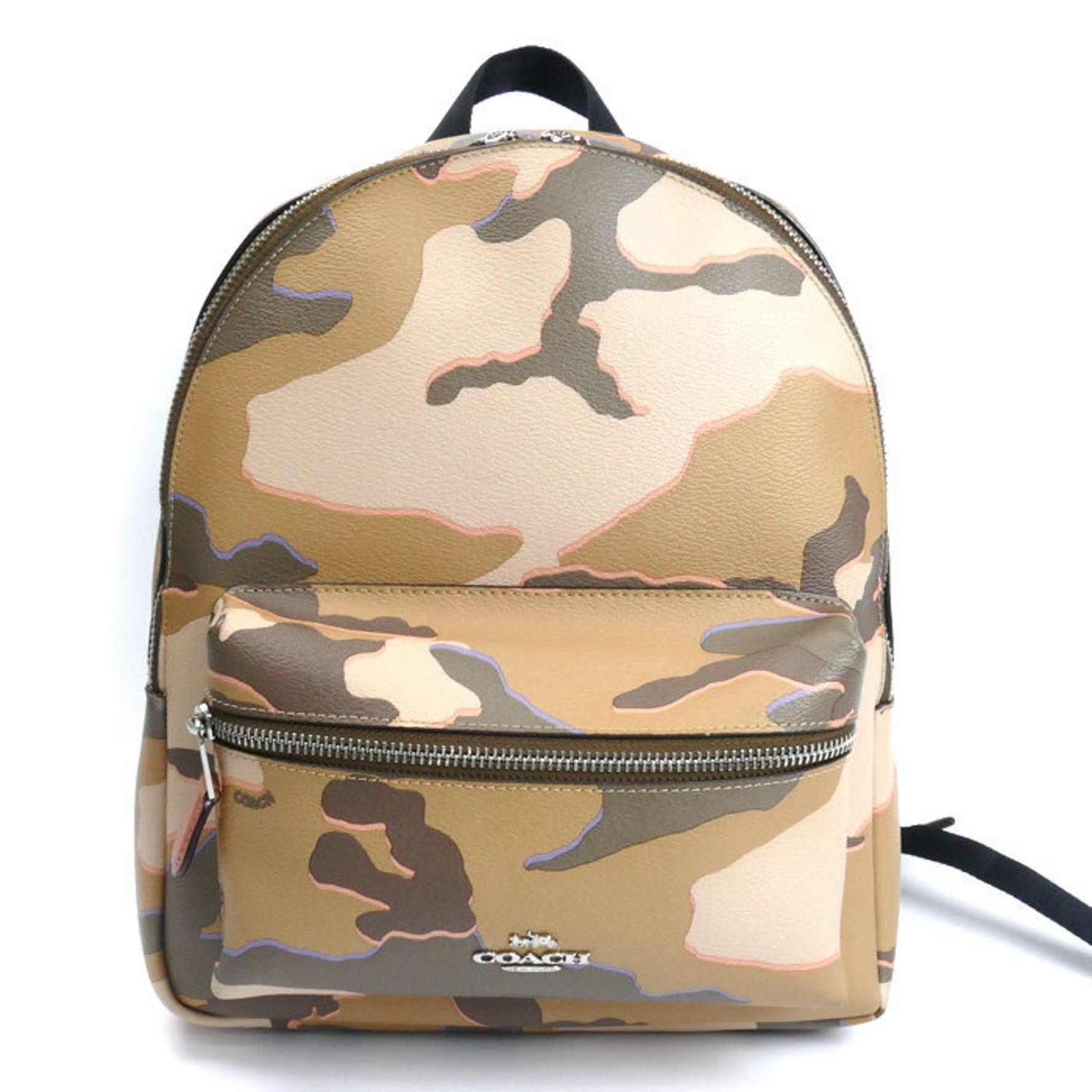 COACH Camouflage Backpack Daypack Medium Charlie