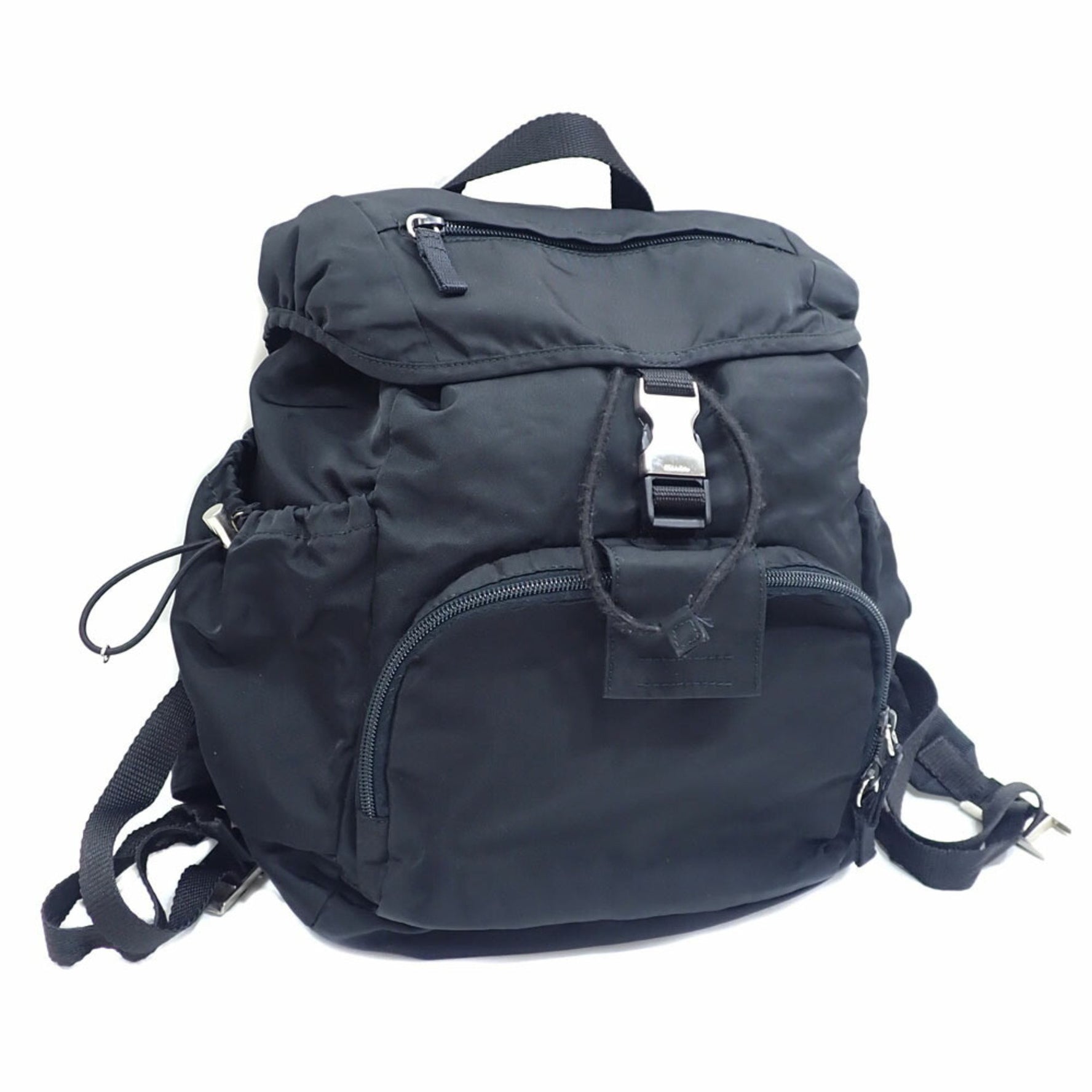 Prada Nero Nylon Backpack with Waist Bag