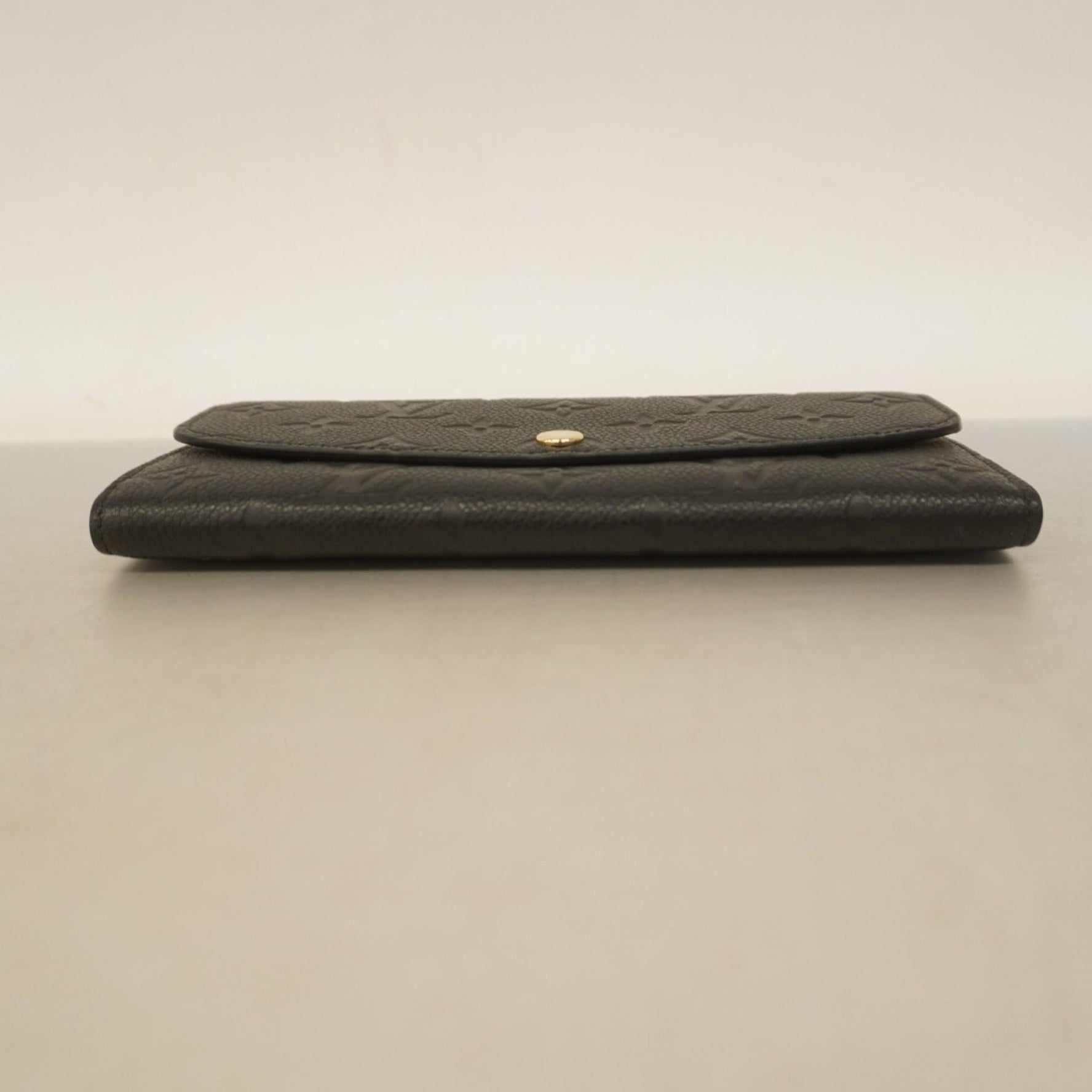 Louis Vuitton Monogram Empreinte Portefeuille Emilie Long Wallet M62369 Noir Women's