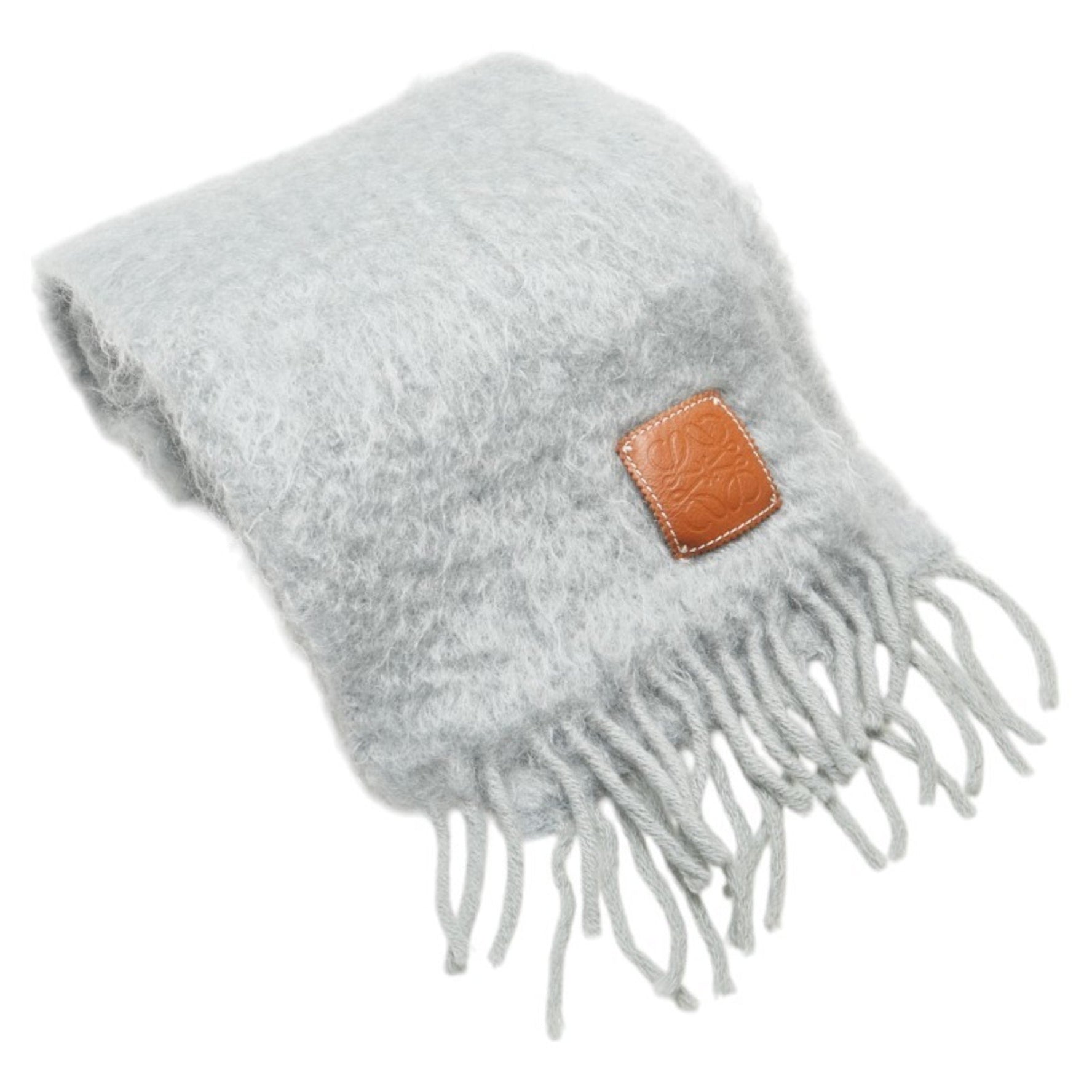 LOEWE Anagram Logo Scarf, Wool and Mohair