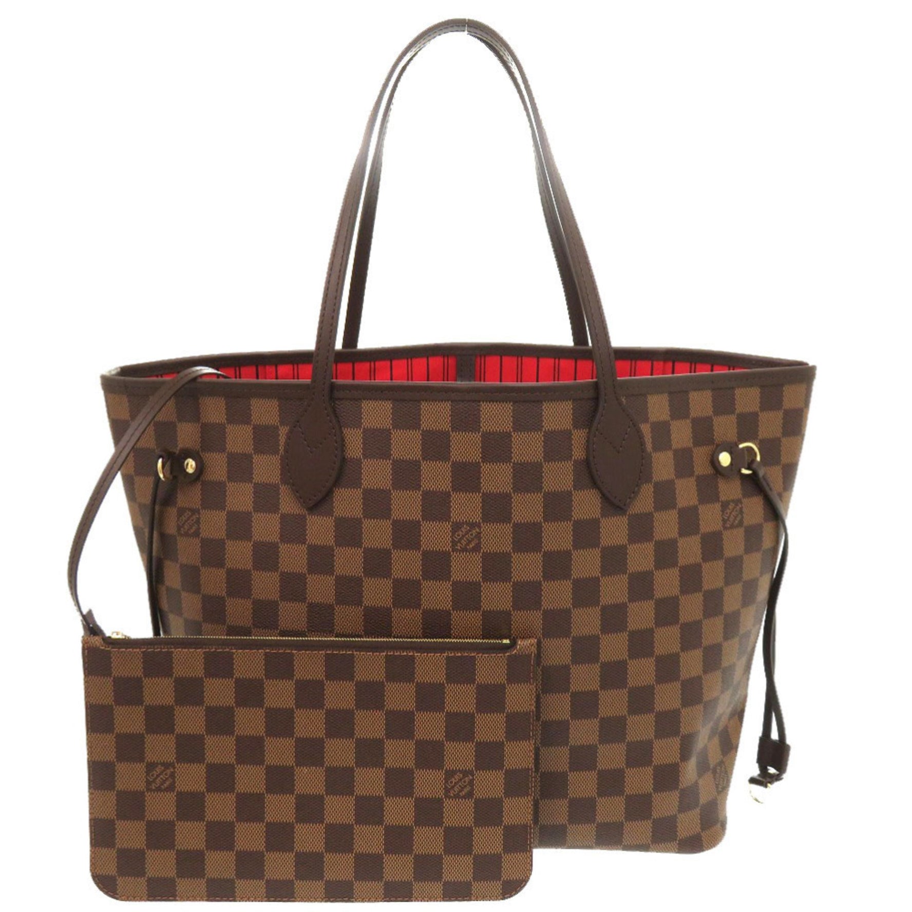 Unused Louis Vuitton Neverfull MM Damier Cerise Tote Bag (current model) LV 0897 LOUIS VUITTON