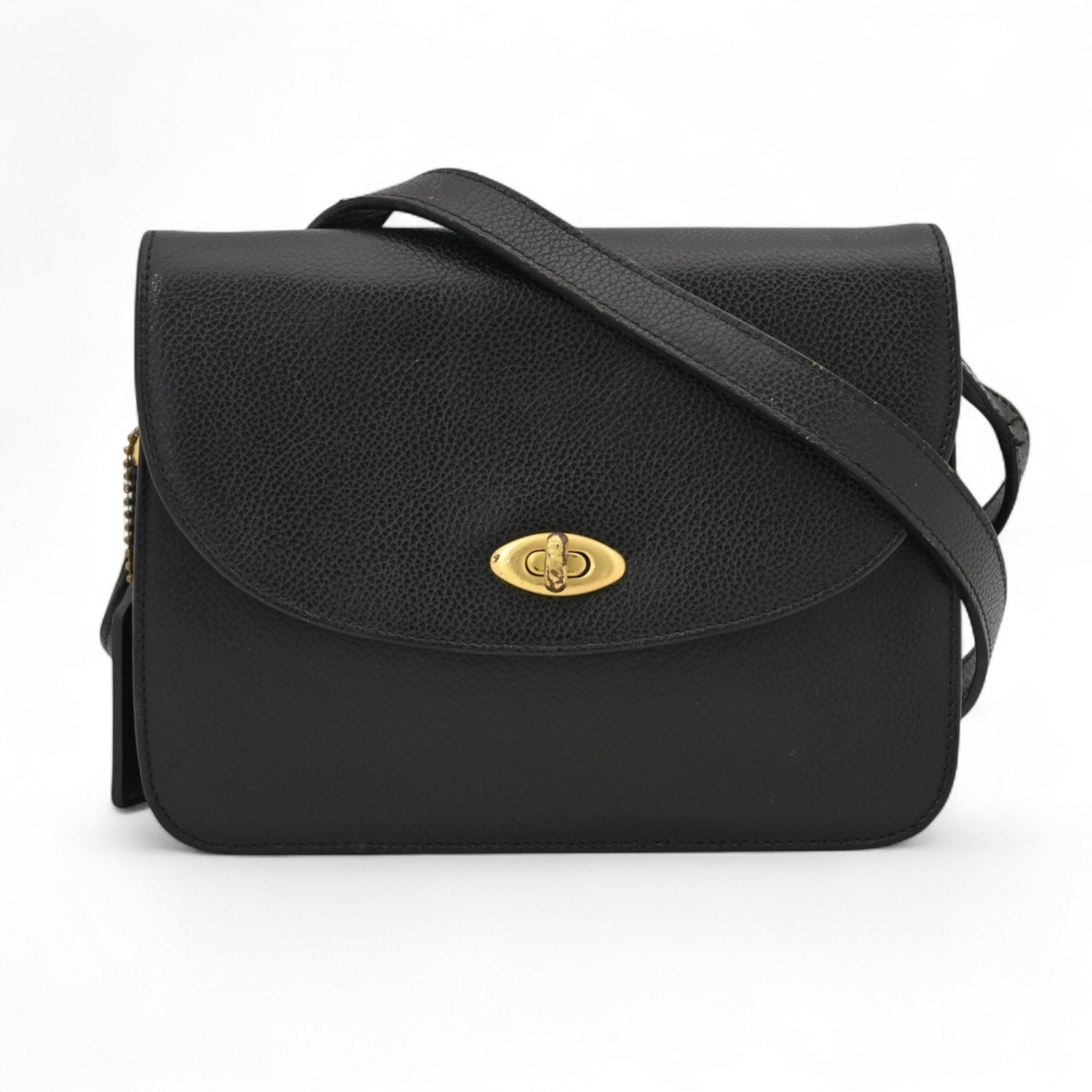 Coach shoulder bag leather x pochette