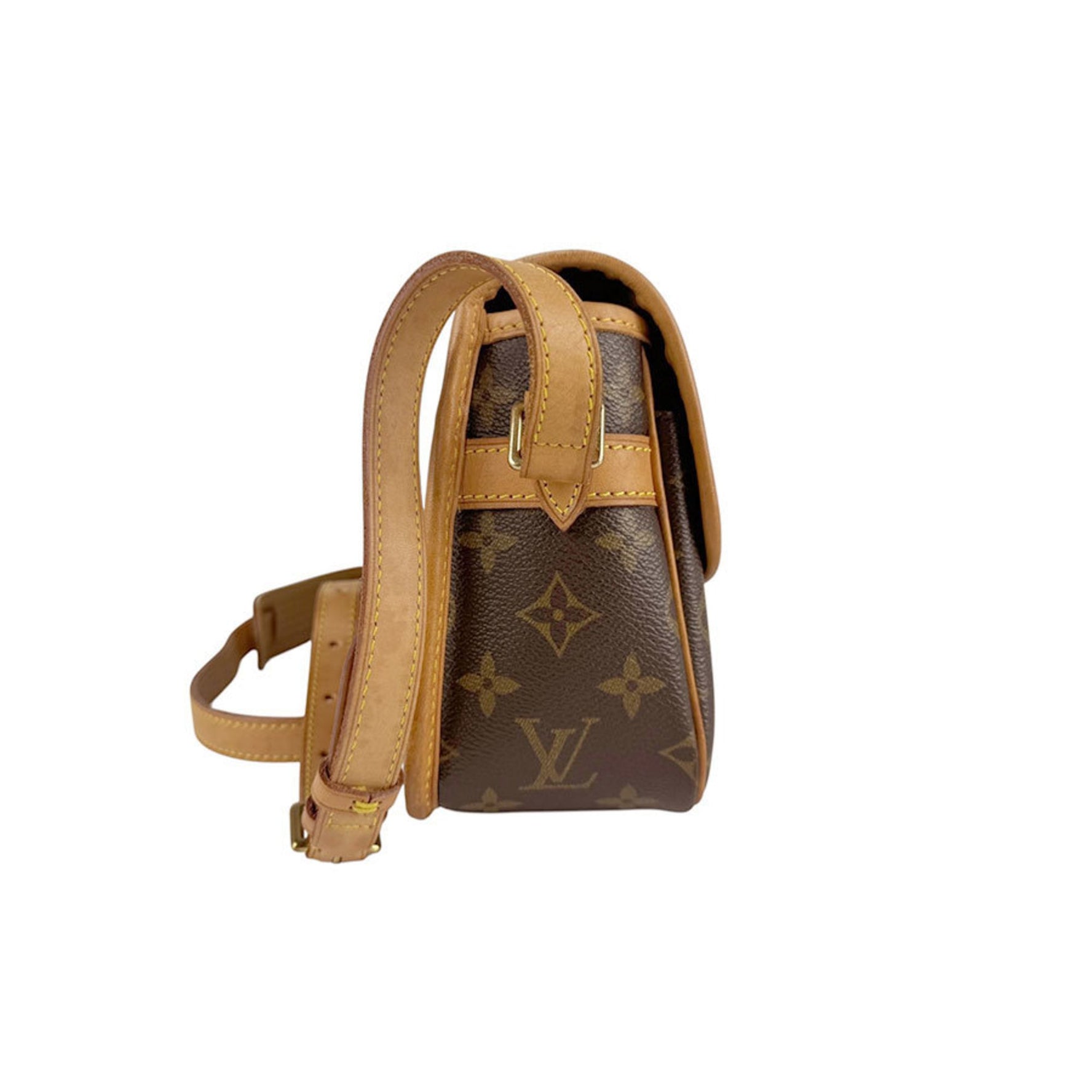 Louis Vuitton Monogram Sologne Shoulder Bag in Brown Canvas, Women's, M42250 z6686