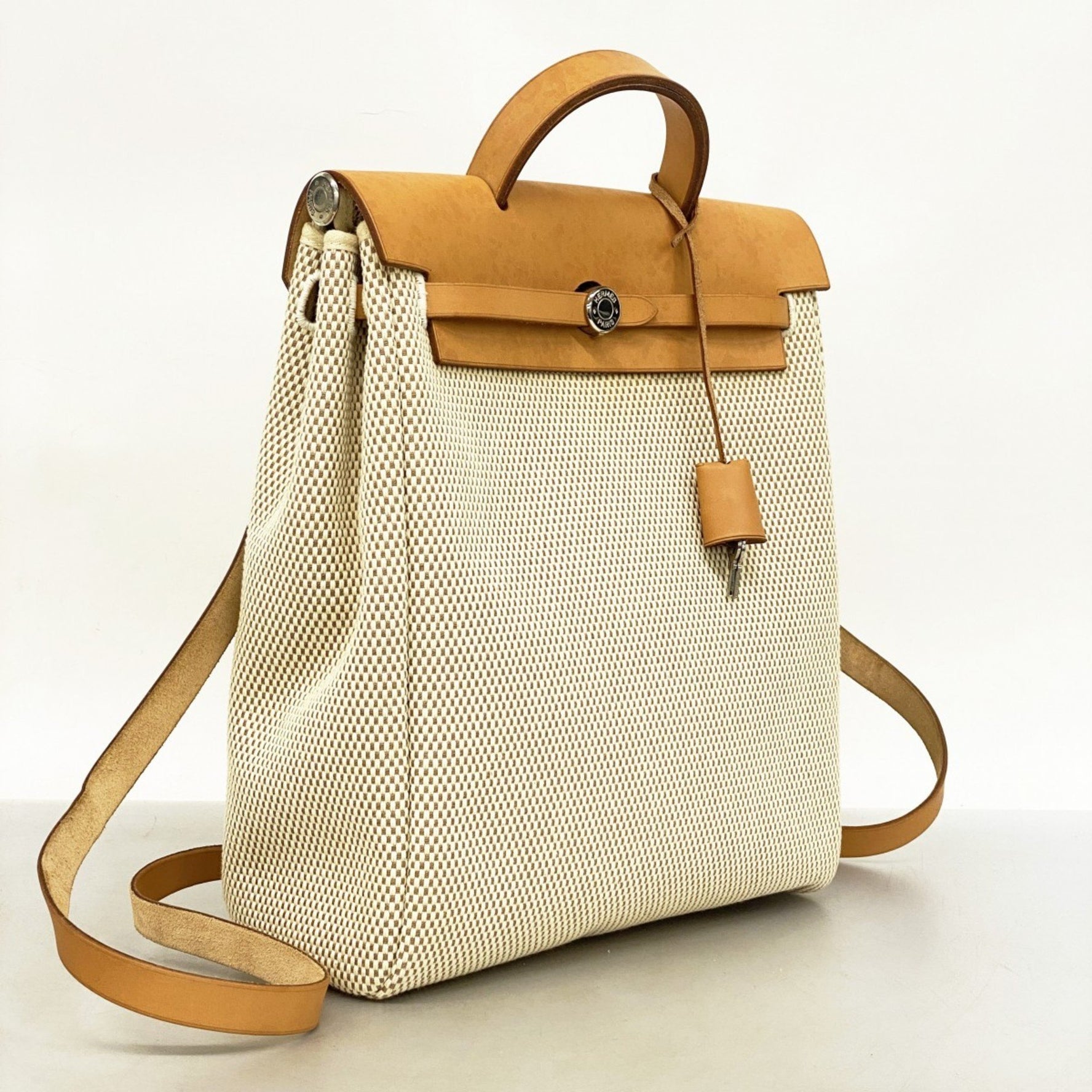 Hermes Hermès Airbag Ad PM Handbag, Toile H Bag, G Stamp