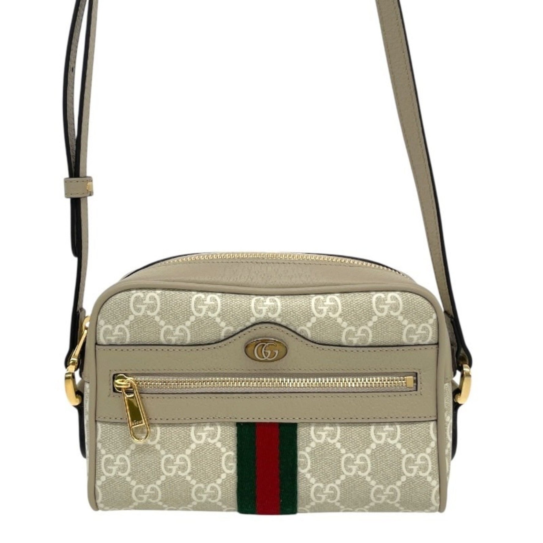 GUCCI Ophidia Shoulder Bag GG Supreme Sherry Line Pochette