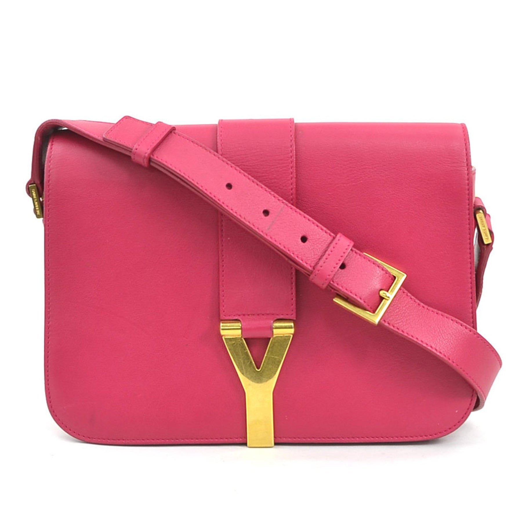 Saint Laurent shoulder bag, leather, pink, women's, 56174a