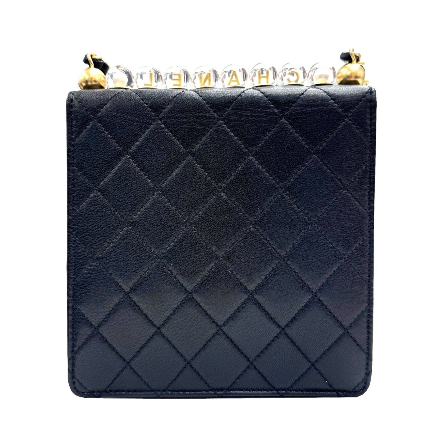 CHANEL Chain Shoulder Bag Goatskin Leather 2021