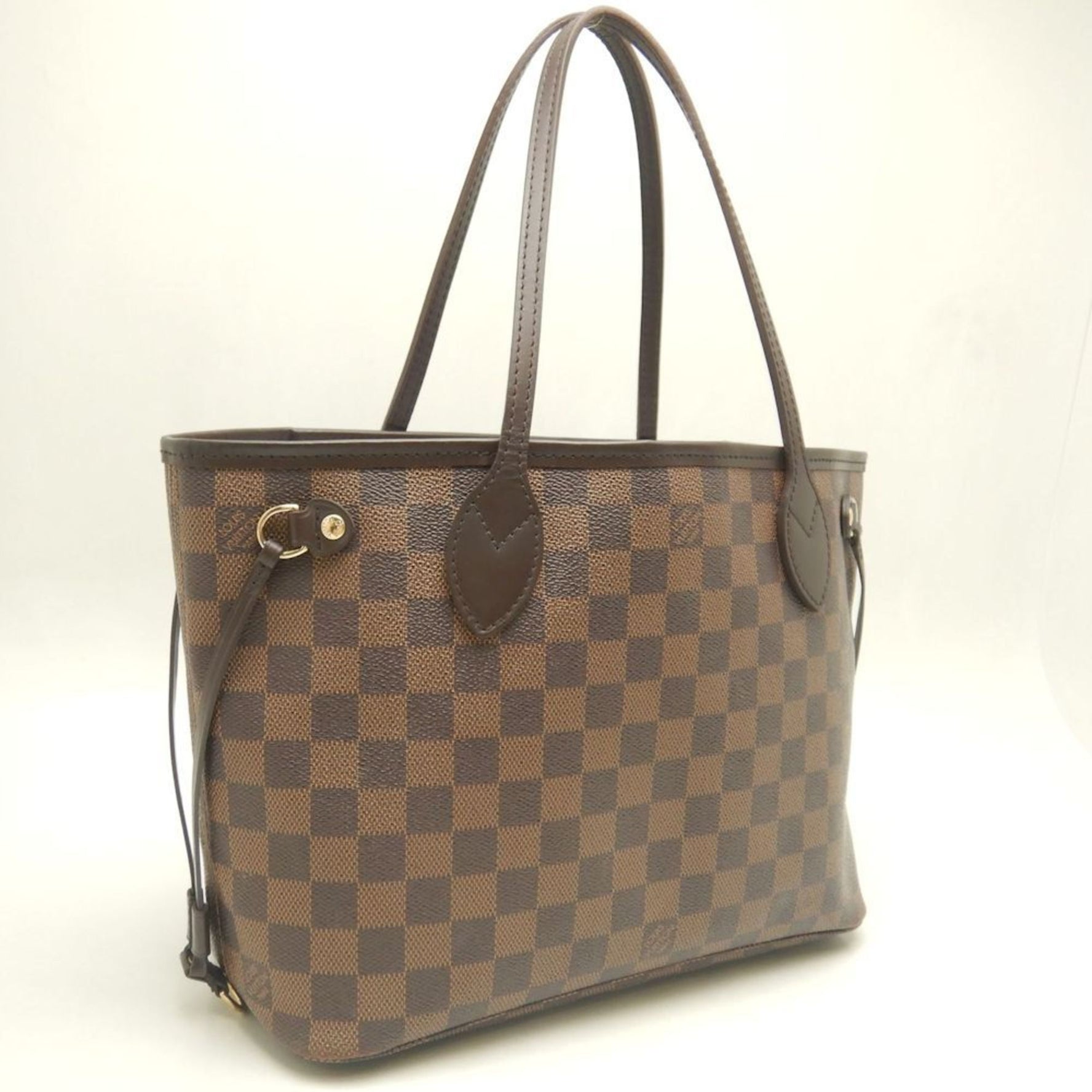 Louis Vuitton Damier Neverfull PM Tote Bag Ebene