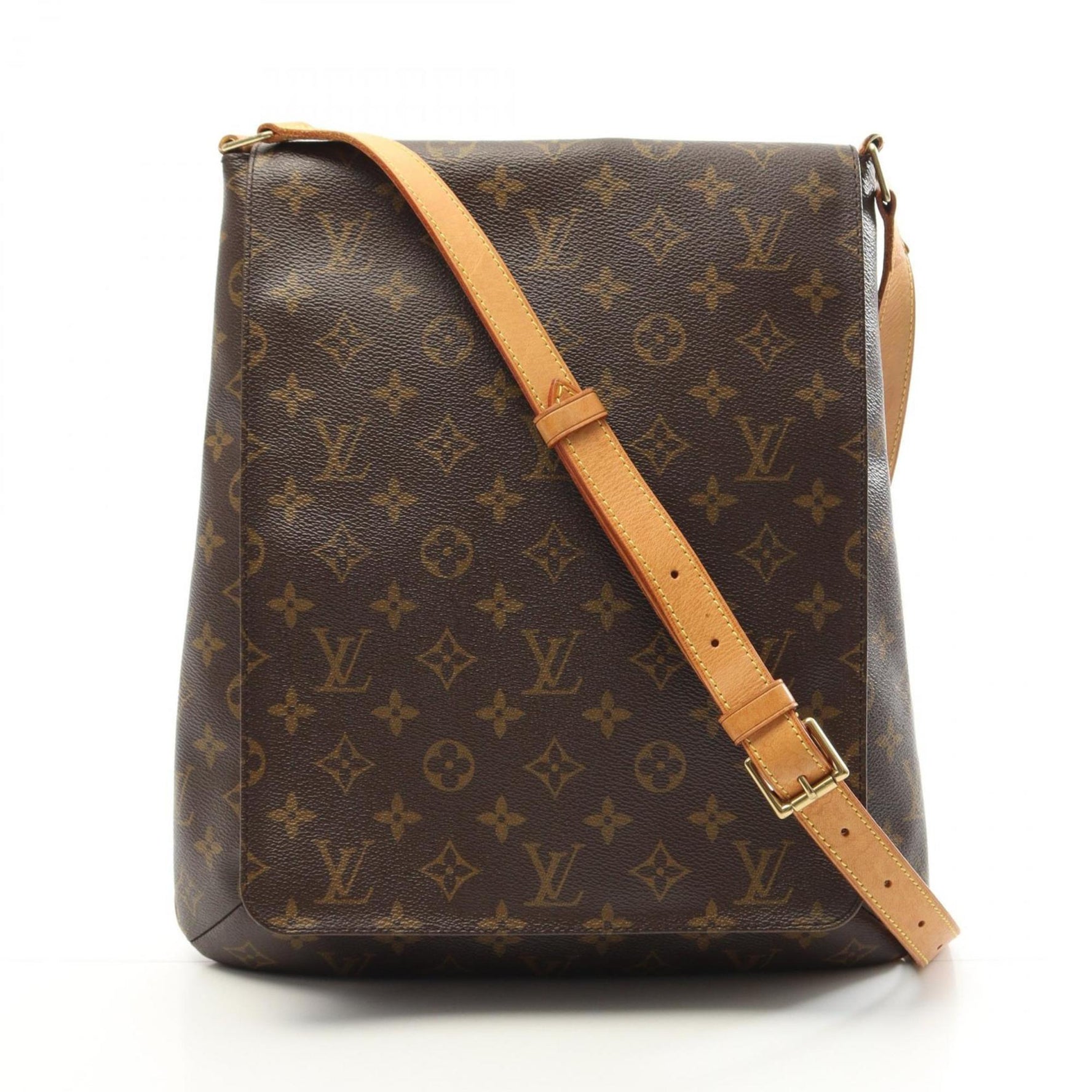 Louis Vuitton Musette Shoulder Bag Coated Canvas Leather Monogram