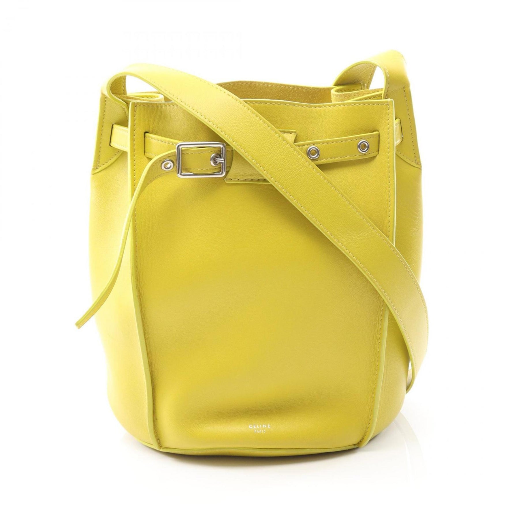Celine Big Bucket Shoulder Bag, Leather