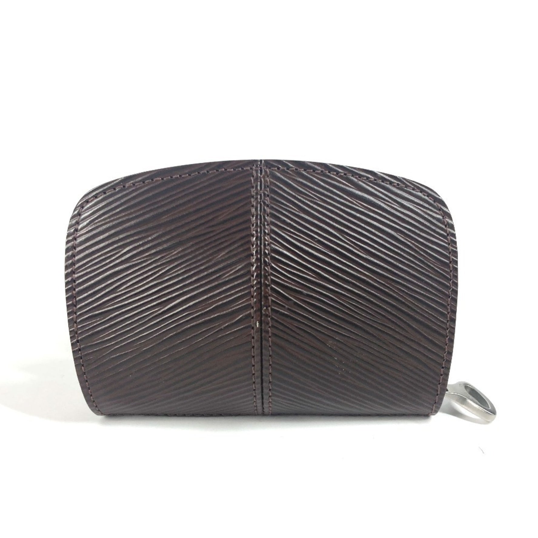 Louis Vuitton Epi Portefeuille Z Wallet Coin Purse Round Zipper Wallet/Coin Case Leather Men's Mocha Brown
