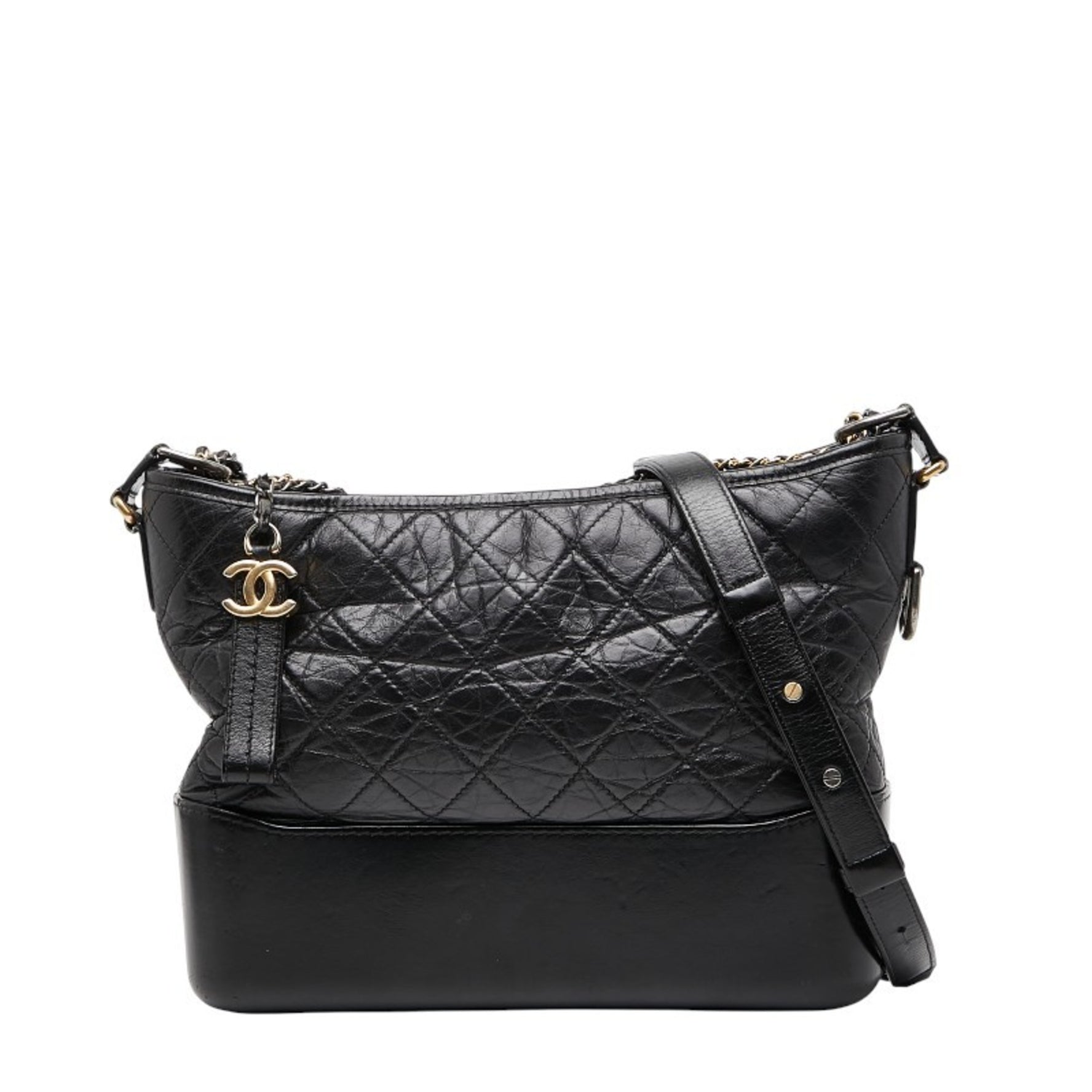 CHANEL Gabrielle de Chain Shoulder Bag in Leather