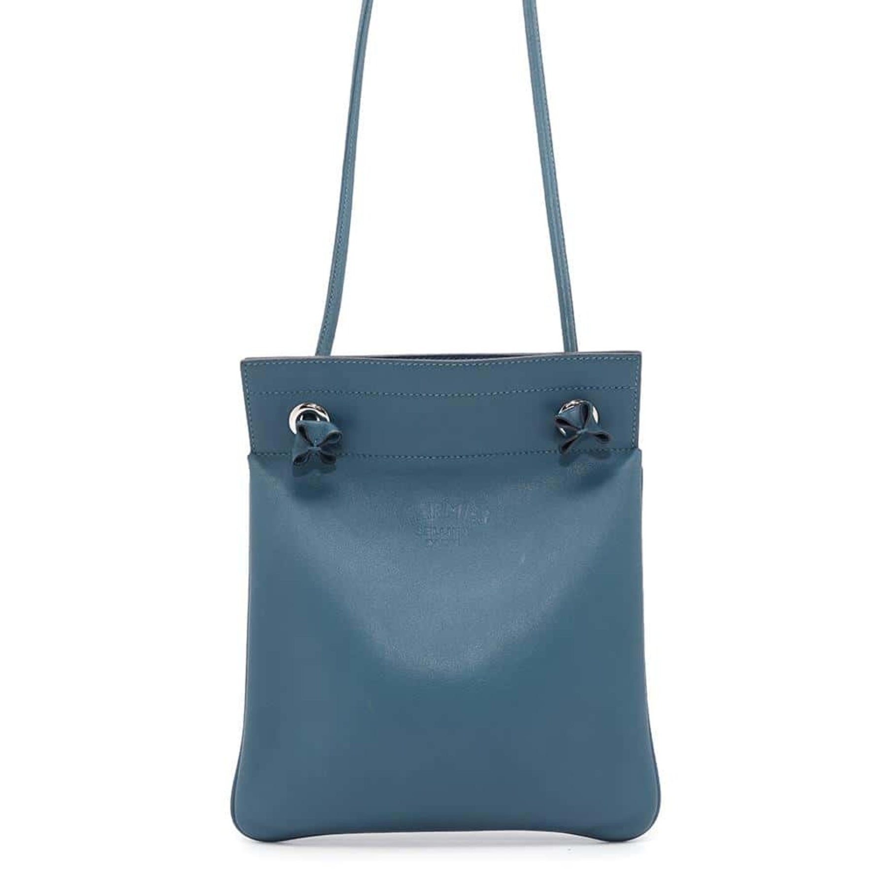 Hermes shoulder bag Sac Aline Mini Vert Bosphore Swift Y stamp