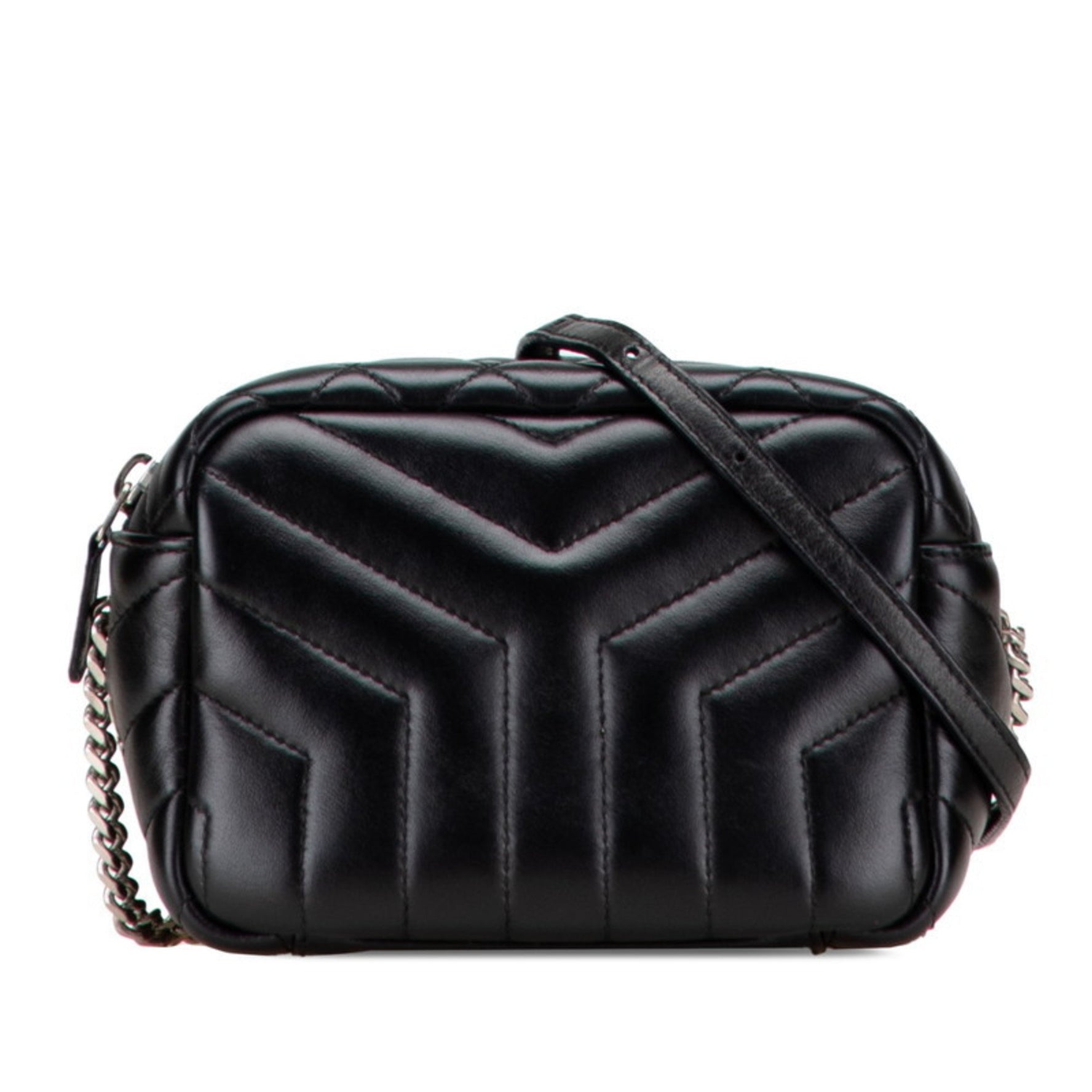 Saint Laurent Lulu Bowling Chain Shoulder Bag Leather SAINT LAURENT