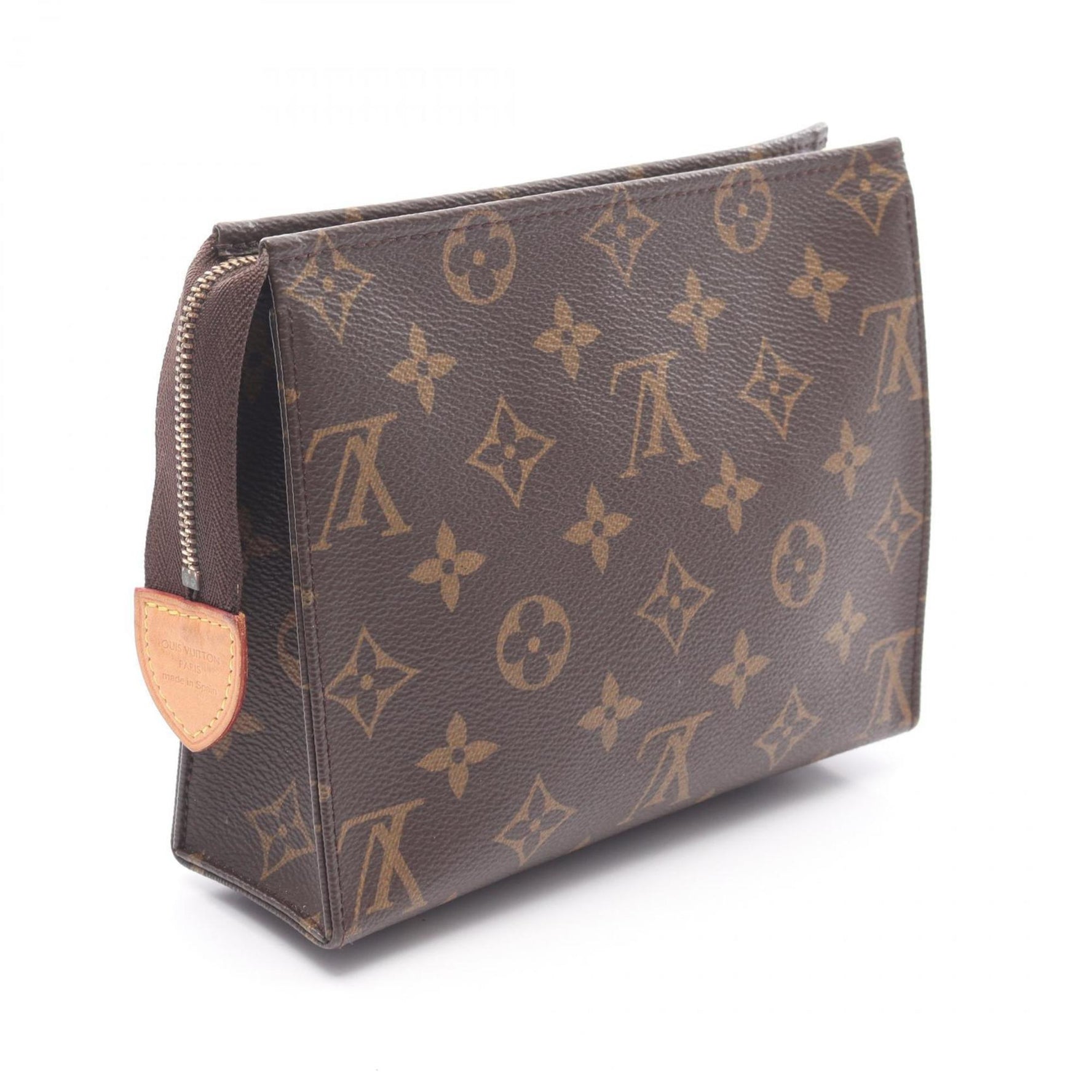 Louis Vuitton Poche Toilette 19 Pouch Monogram Brown