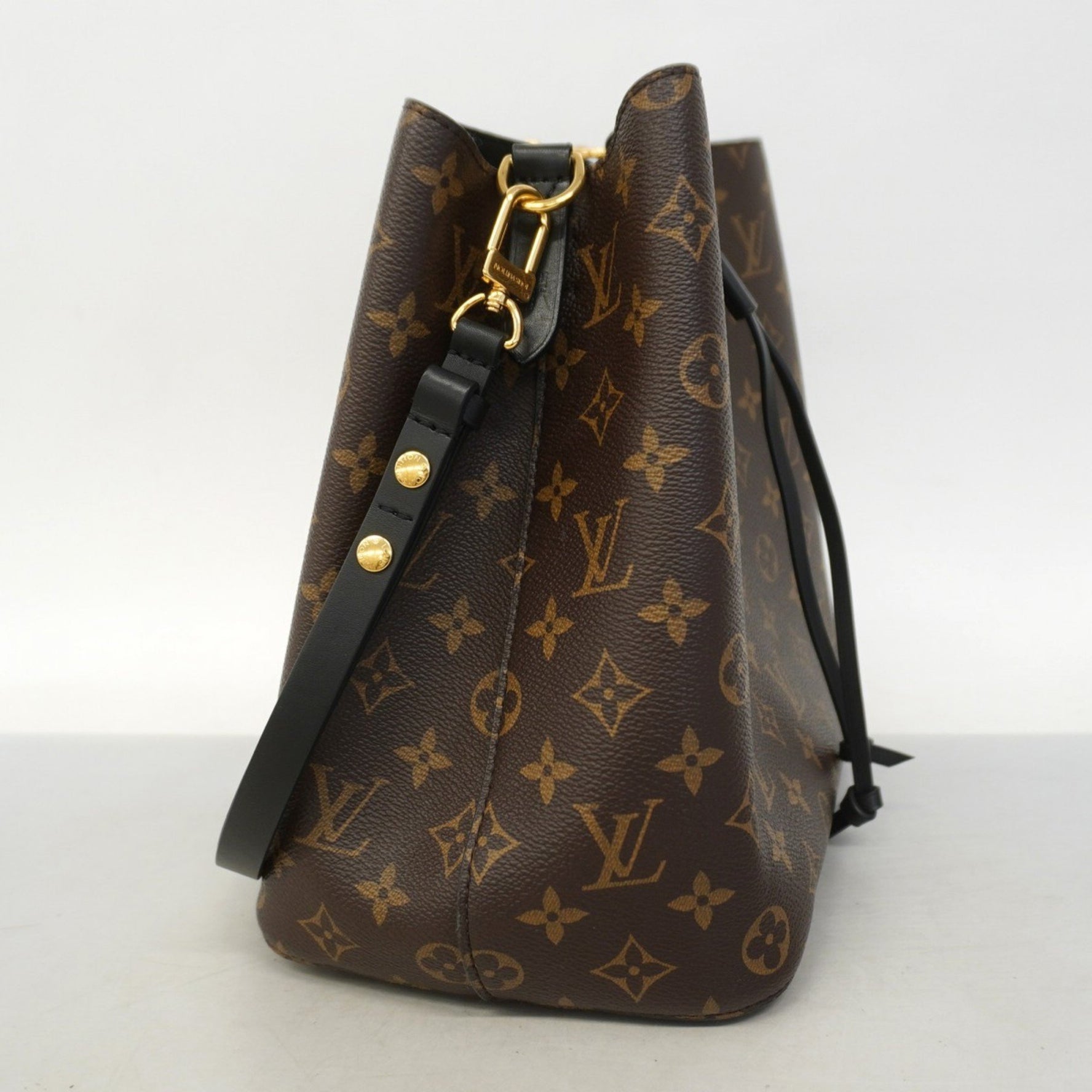 Louis Vuitton Monogram NeoNoe Shoulder Bag M44020 Brown Noir Women's