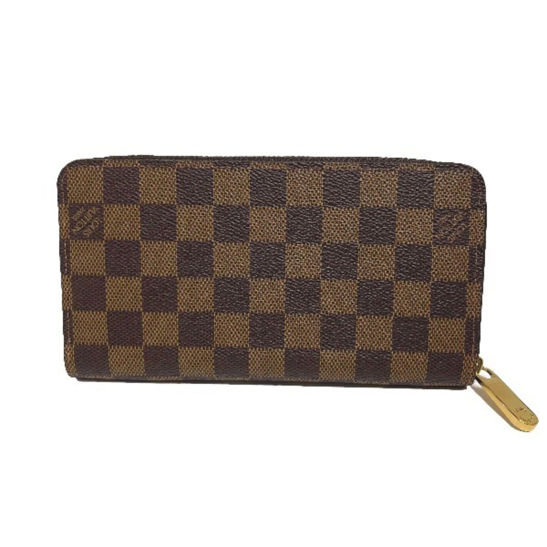 Louis Vuitton Round Zipper Damier Zippy Wallet Long LV