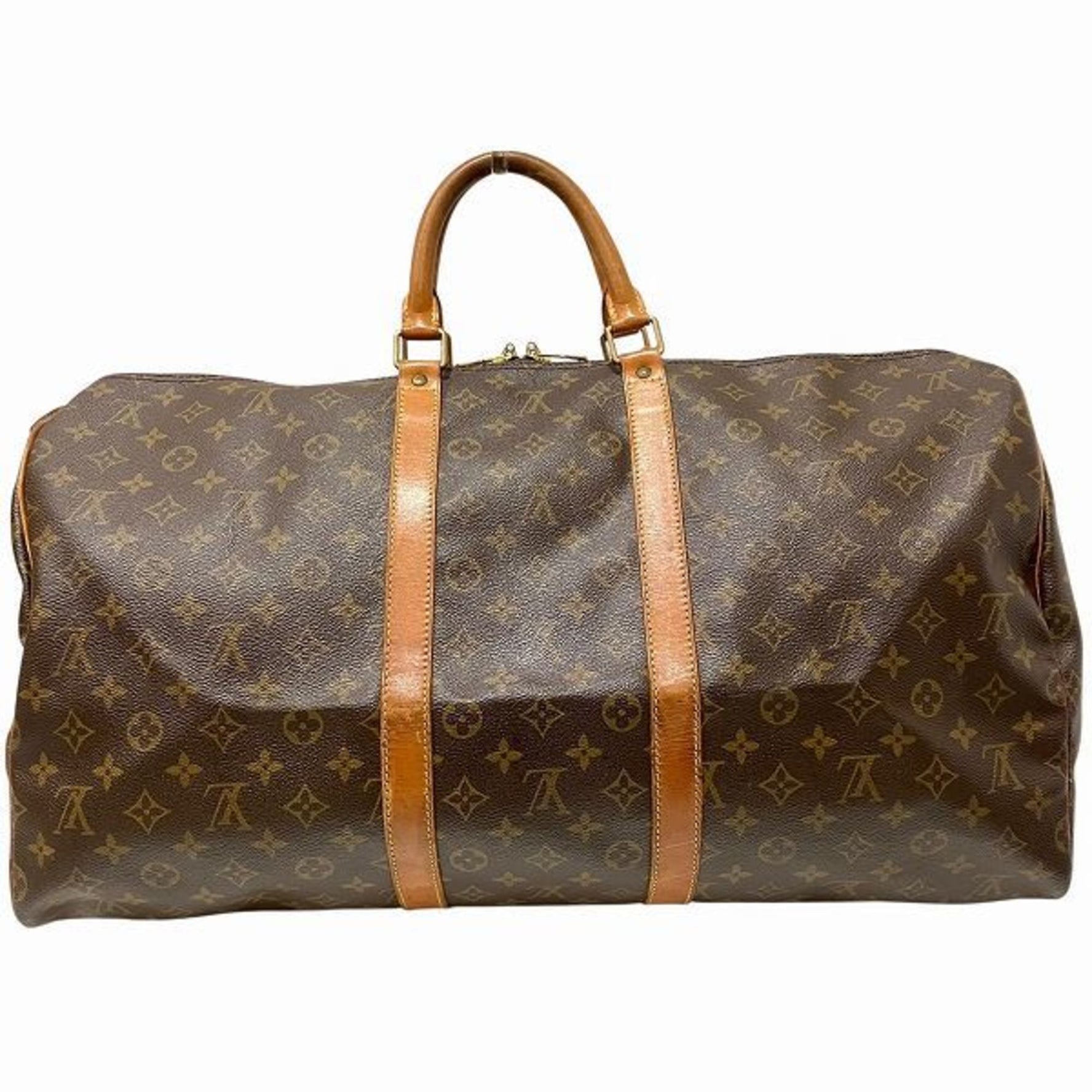 Louis Vuitton Monogram Keepall 55 M41424 Boston Bag for Men and Women