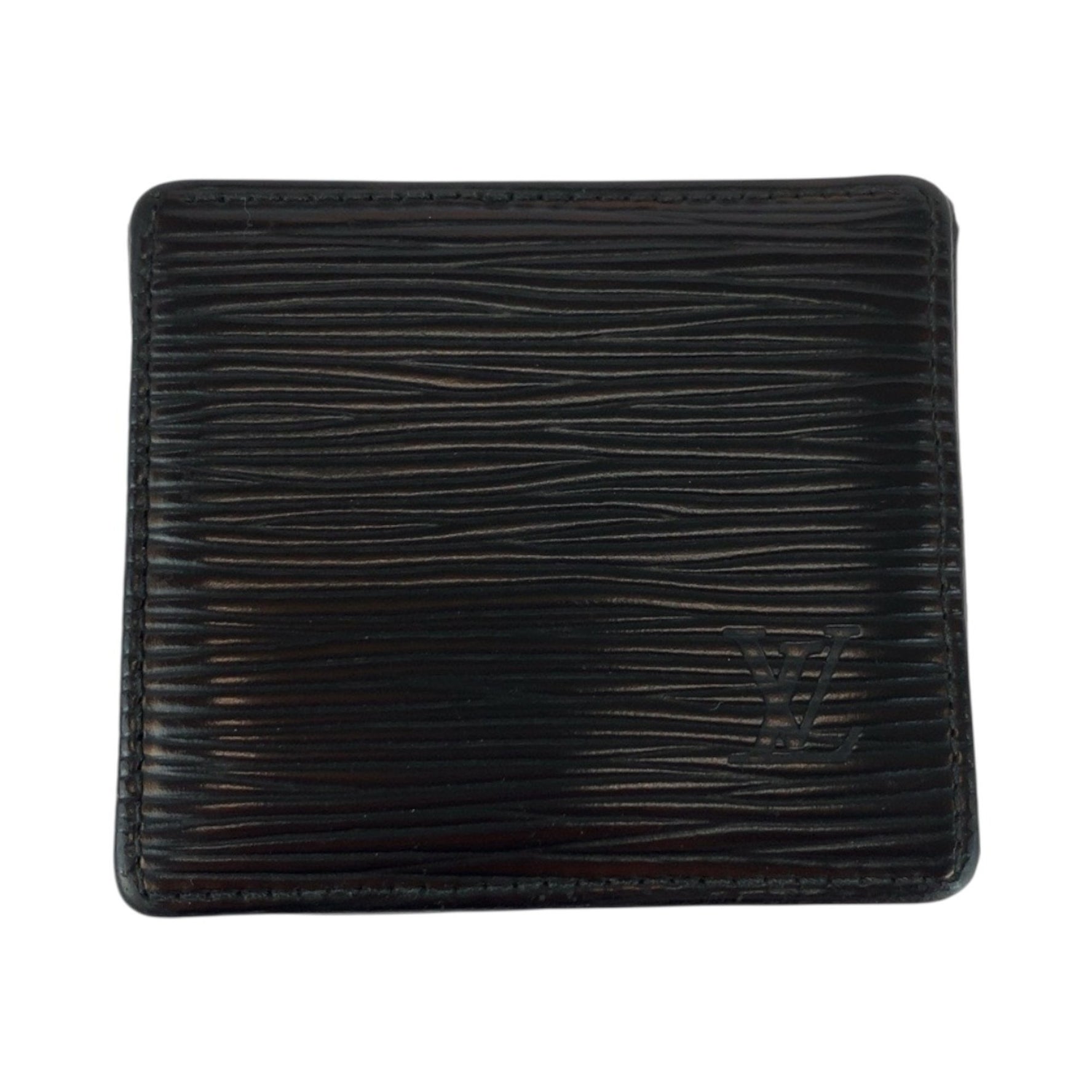 LOUIS VUITTON Epi Porte-Monnaie Boite Noir Black Leather Wallet/Coin Purse