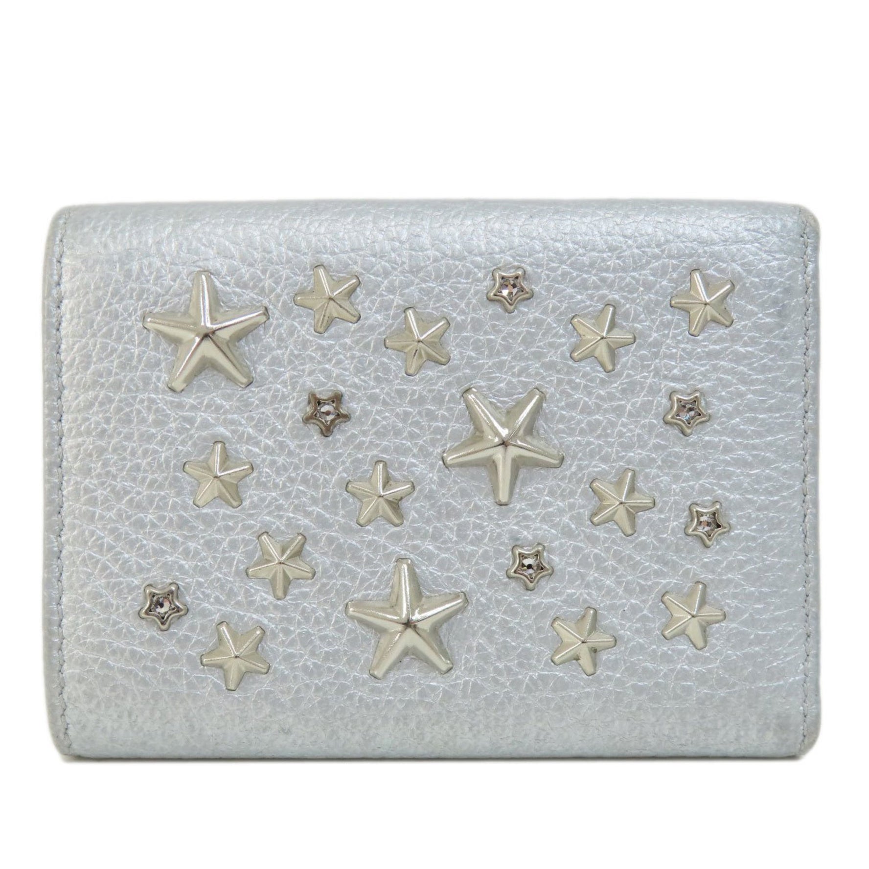 Jimmy Choo Star Motif Bi-fold Wallet Leather