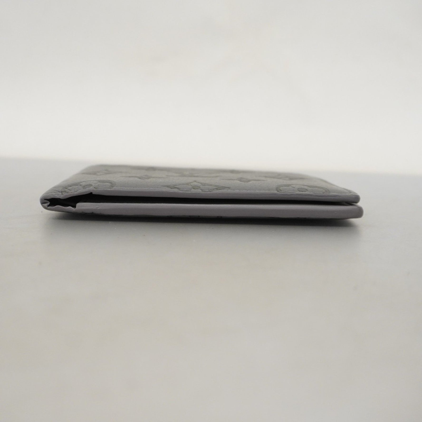 Louis Vuitton Monogram Shadow Portefeuille Multiple Wallet M81383 in Anthracite Gray for Men