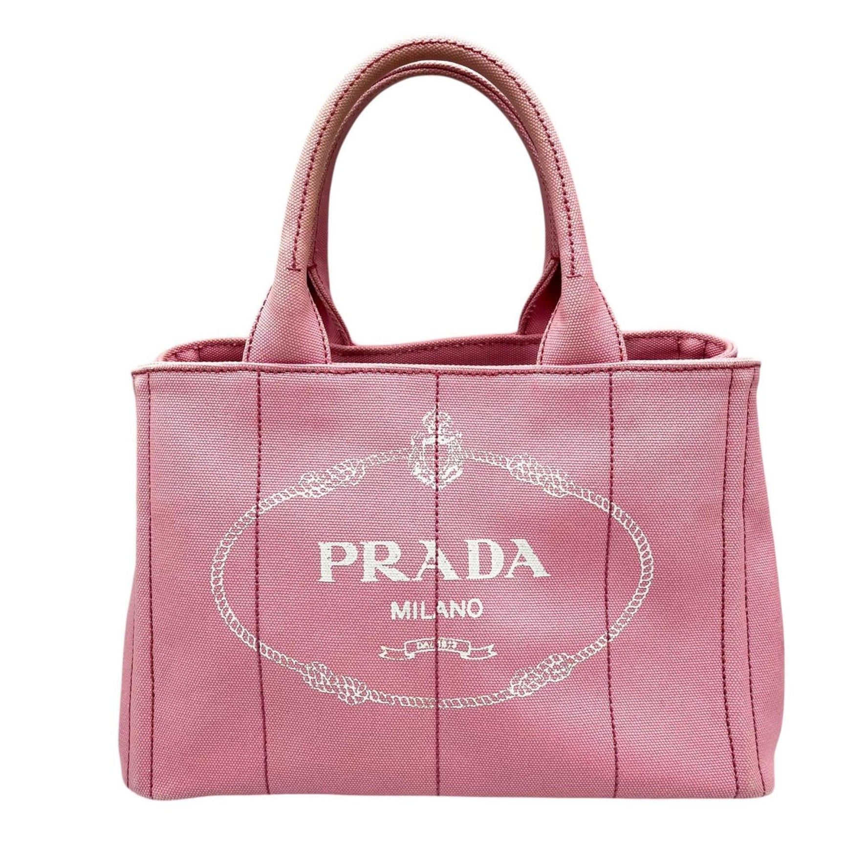 Prada Canapa Handbag Canvas