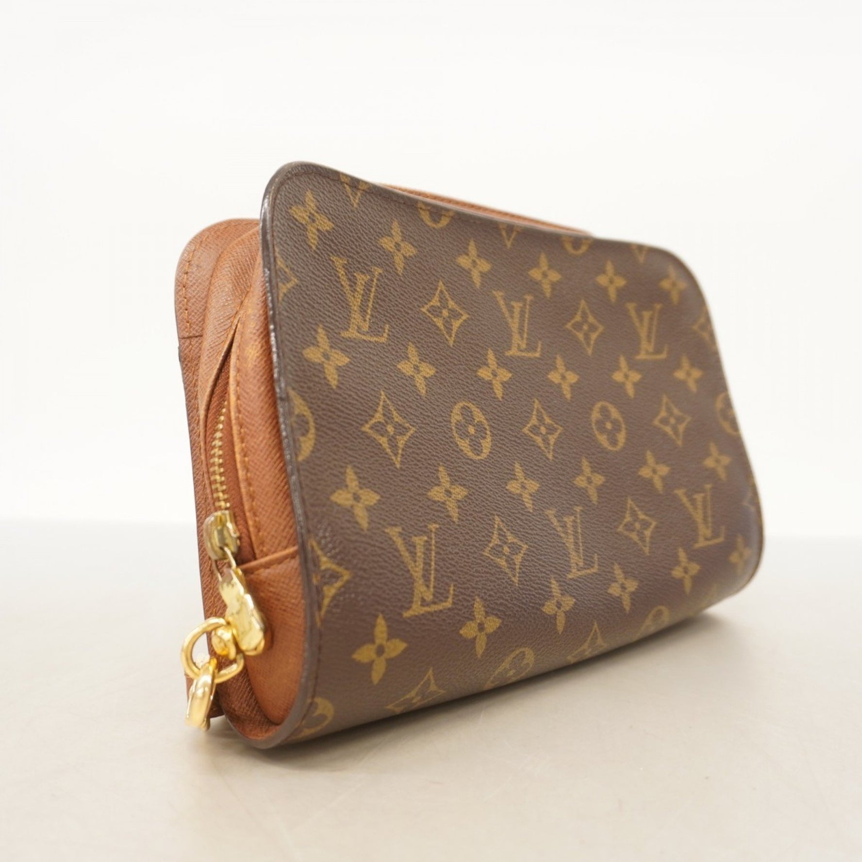 Louis Vuitton Monogram Orsay Clutch Bag M51790 Brown Men's