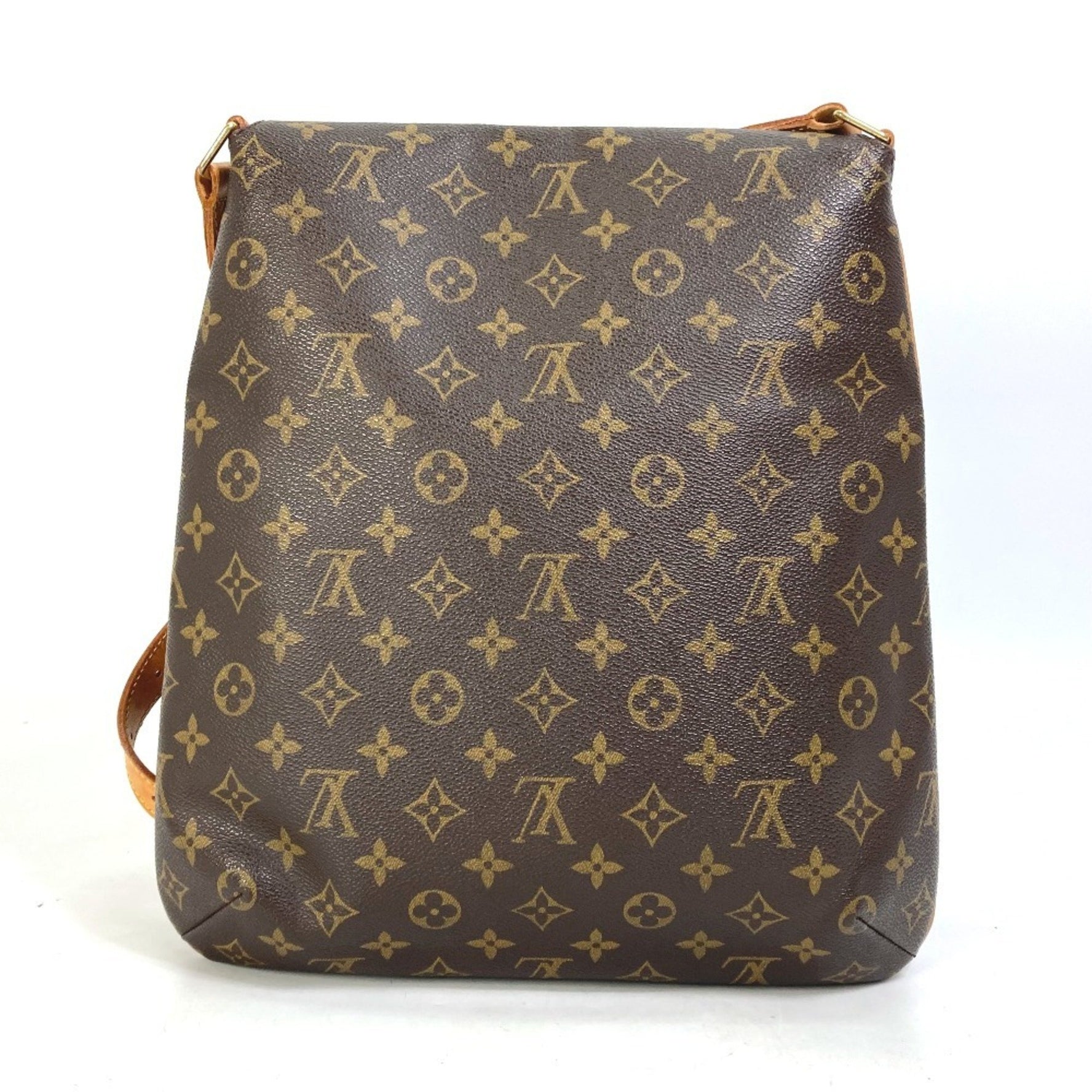 LOUIS VUITTON M51256 Monogram Musette Shoulder Bag in Canvas, Women's, Brown