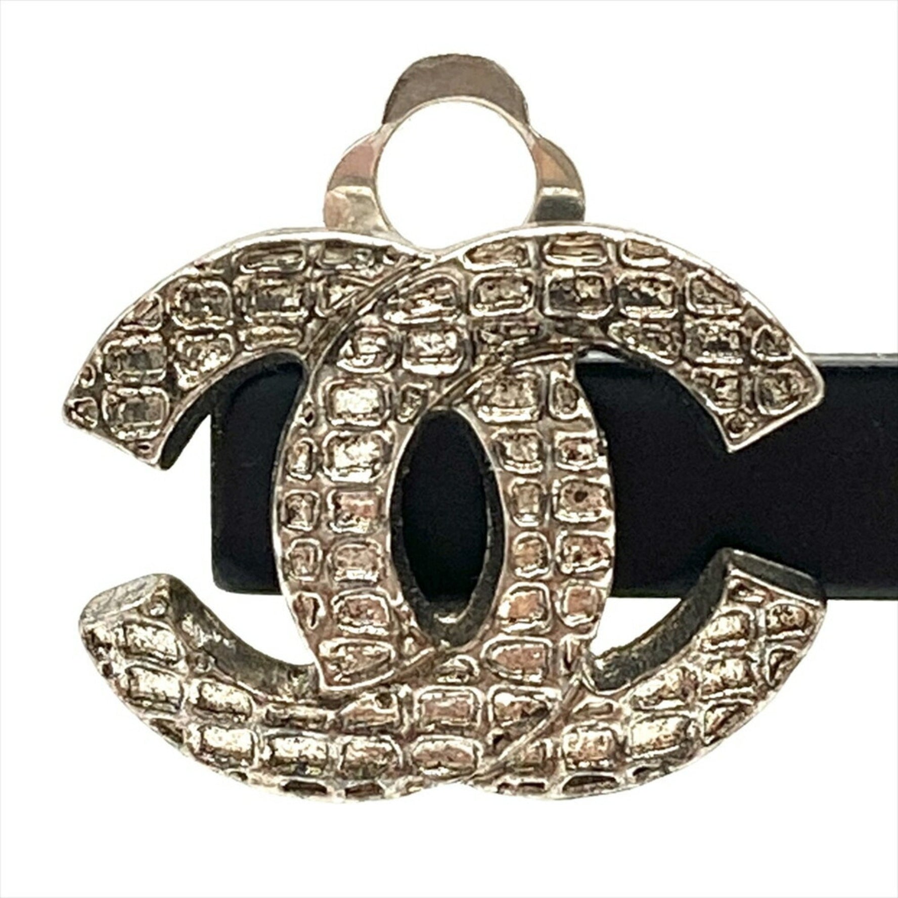 CHANEL Earrings Metal G Coco Mark One Piece Only