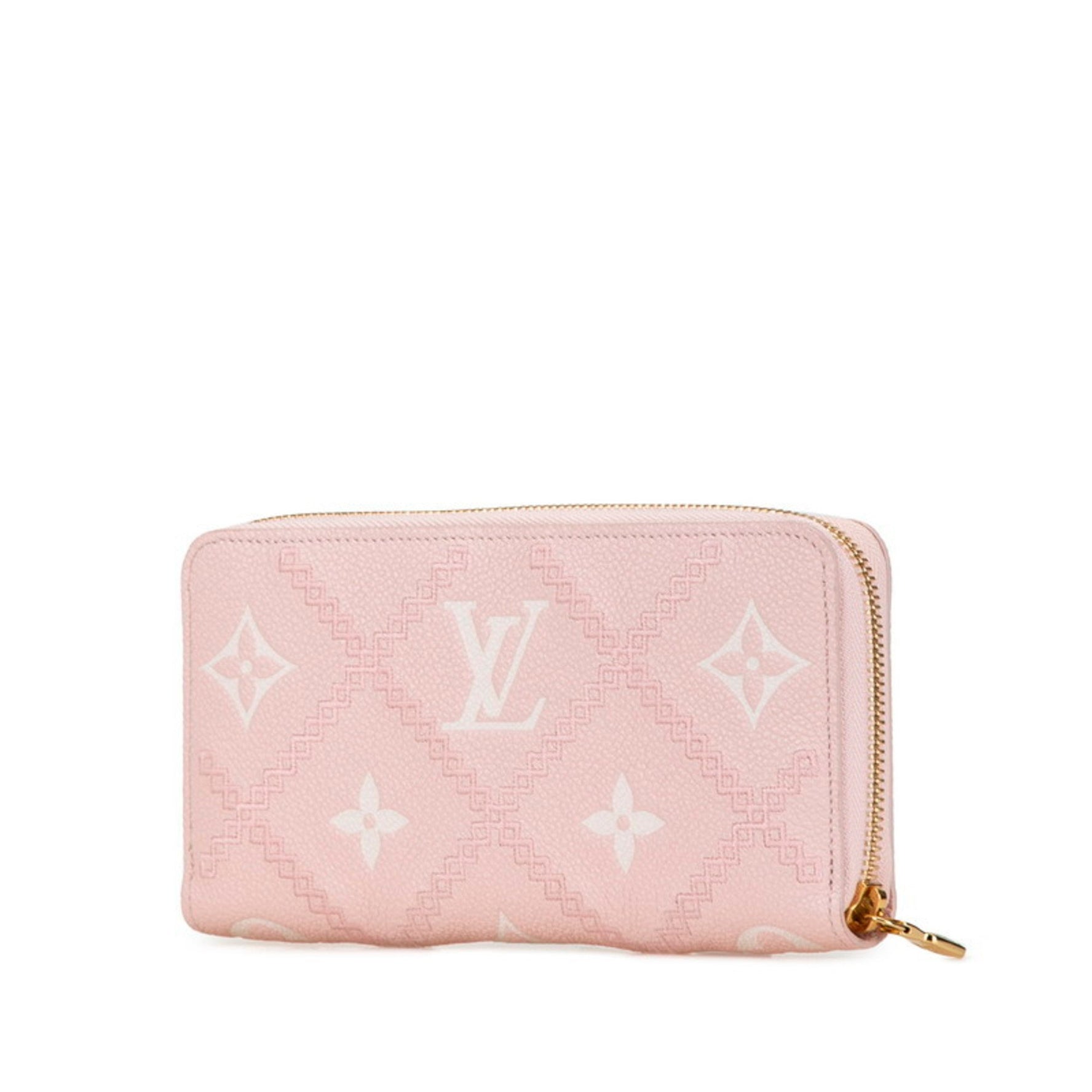 Louis Vuitton Monogram Empreinte Zippy Wallet Long Broderie Leather Canvas