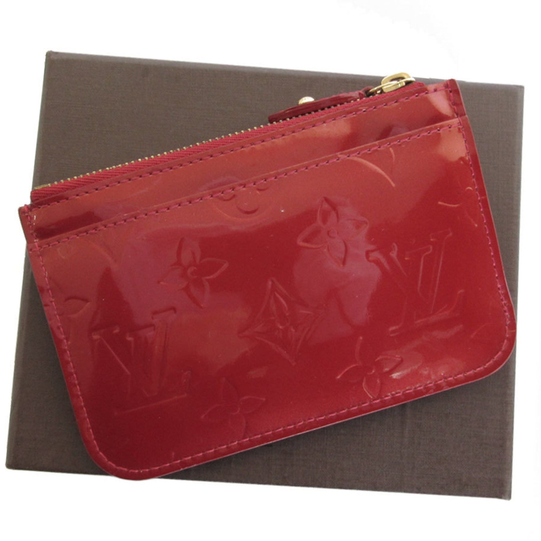 Louis Vuitton Monogram Vernis Pochette Clé NM Wallet/Coin Case/Key Case