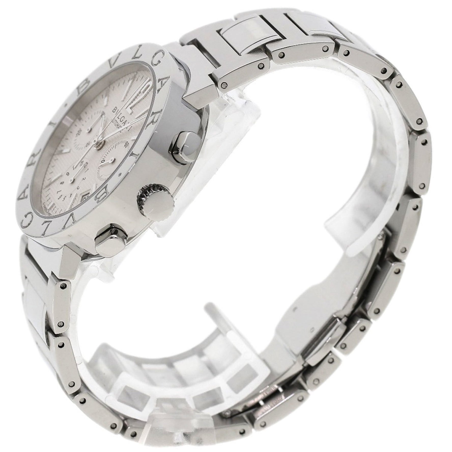 BVLGARI BB38WSSDCH N Wristwatch Stainless Steel SS Men's