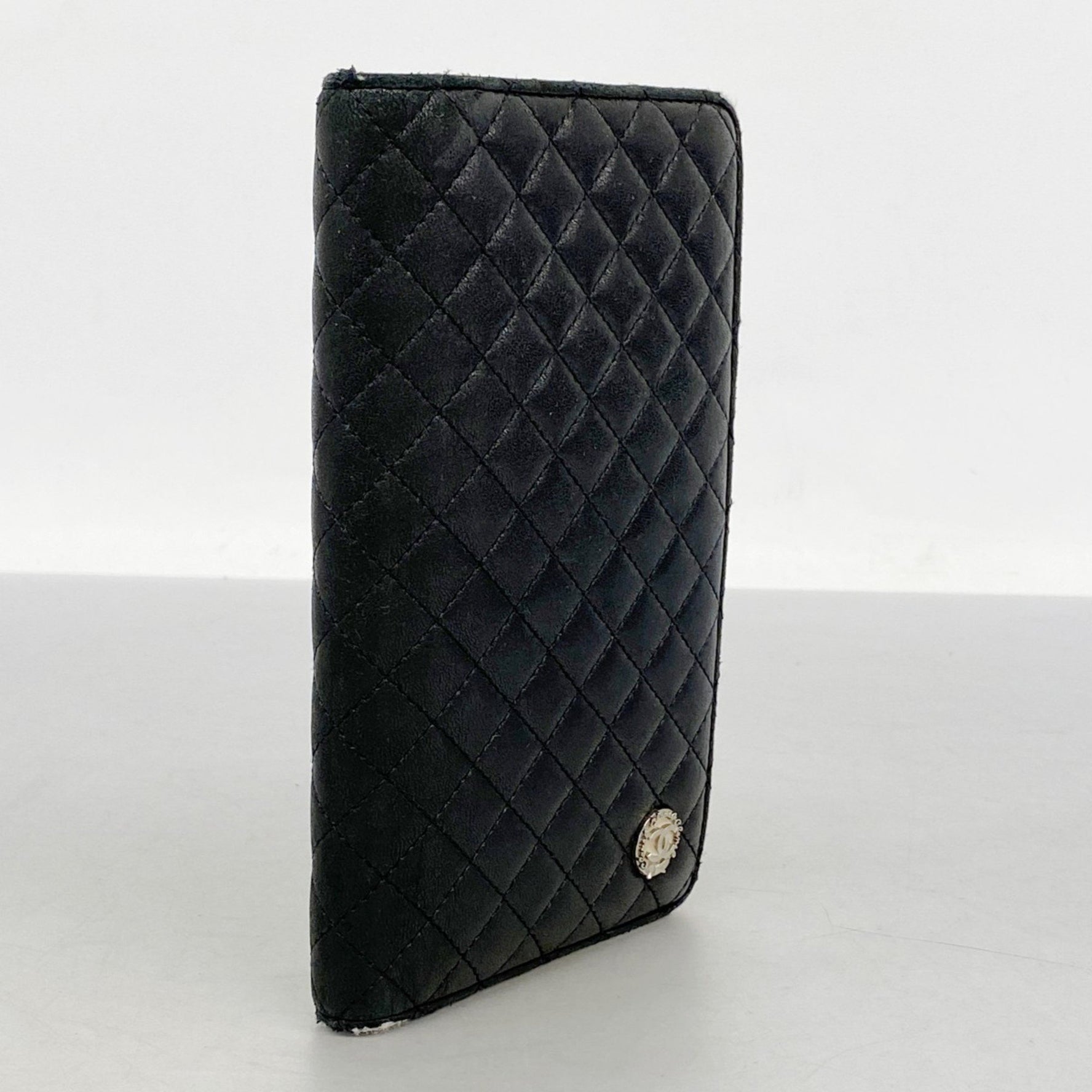Chanel Matelasse Long Wallet, Lambskin