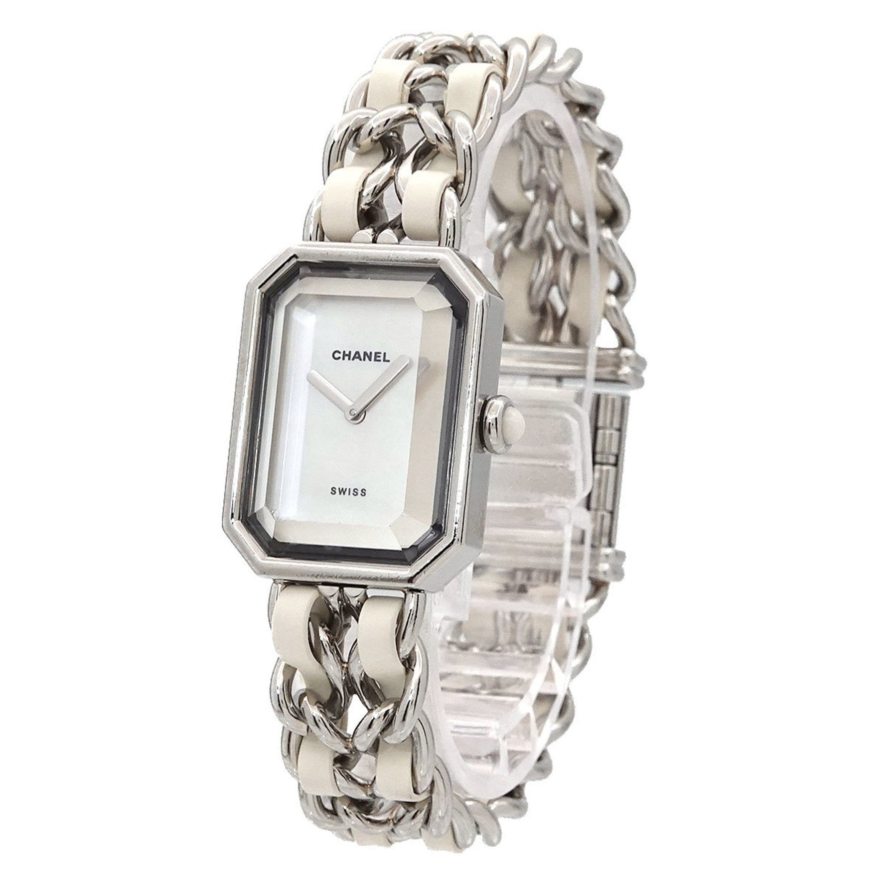 CHANEL Premiere Women's White Shell Quartz Watch, Size M, H1639