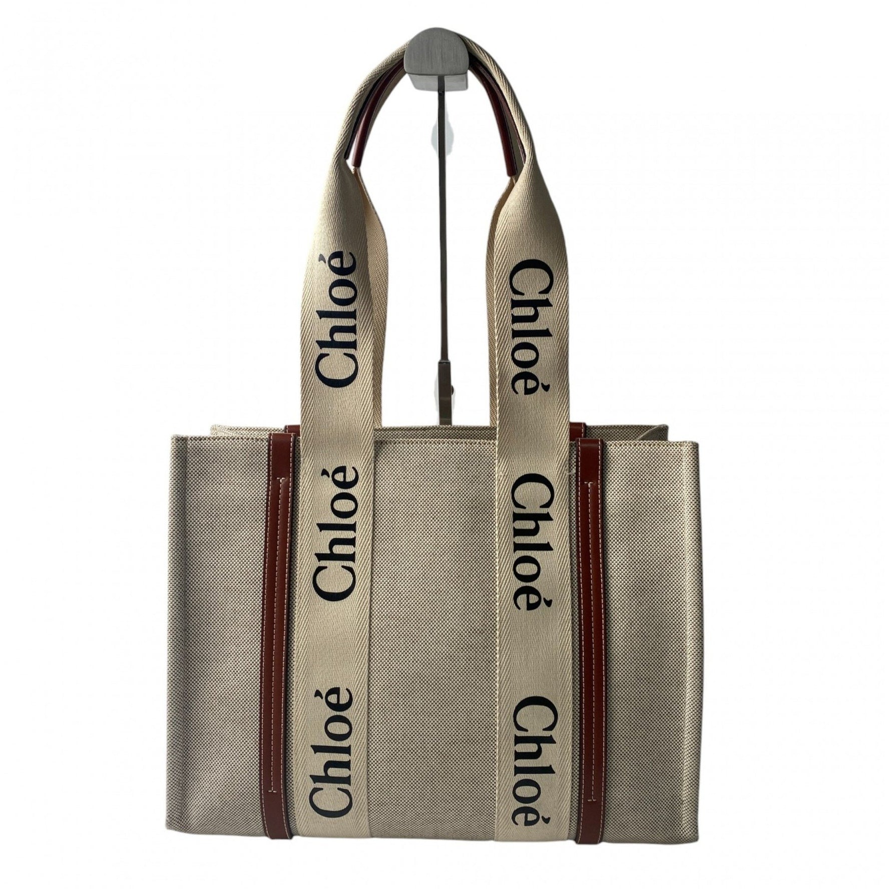 Chloé Chloe Woody Medium Tote Bag in Canvas