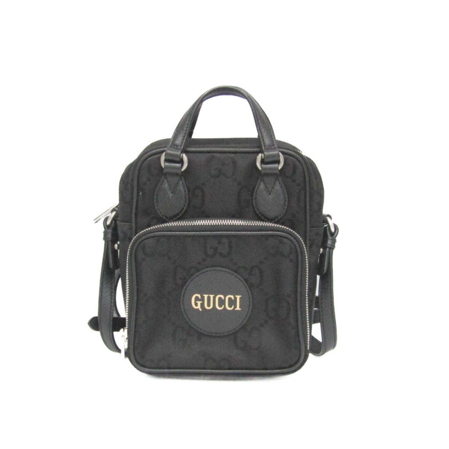 Gucci GG Nylon Off The Grid Women,Men Nylon,Leather Shoulder Bag
