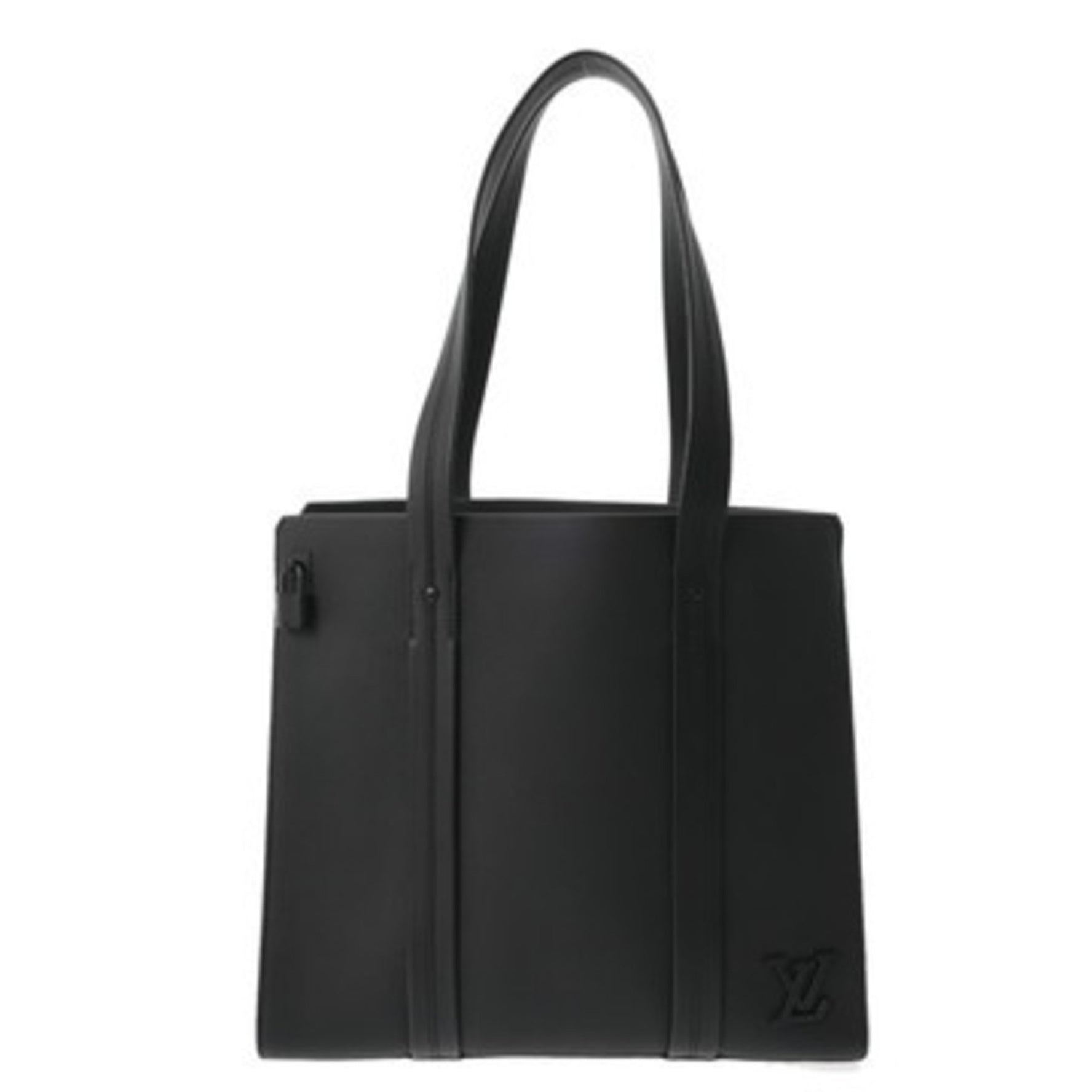 LOUIS VUITTON Aerogramme Take Off Tote Grained Calfskin Leather Bag