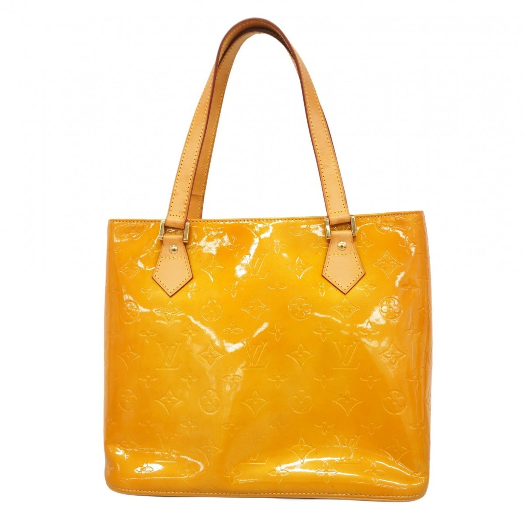 Louis Vuitton Vernis Houston Tote Bag M91004 Beige Women's