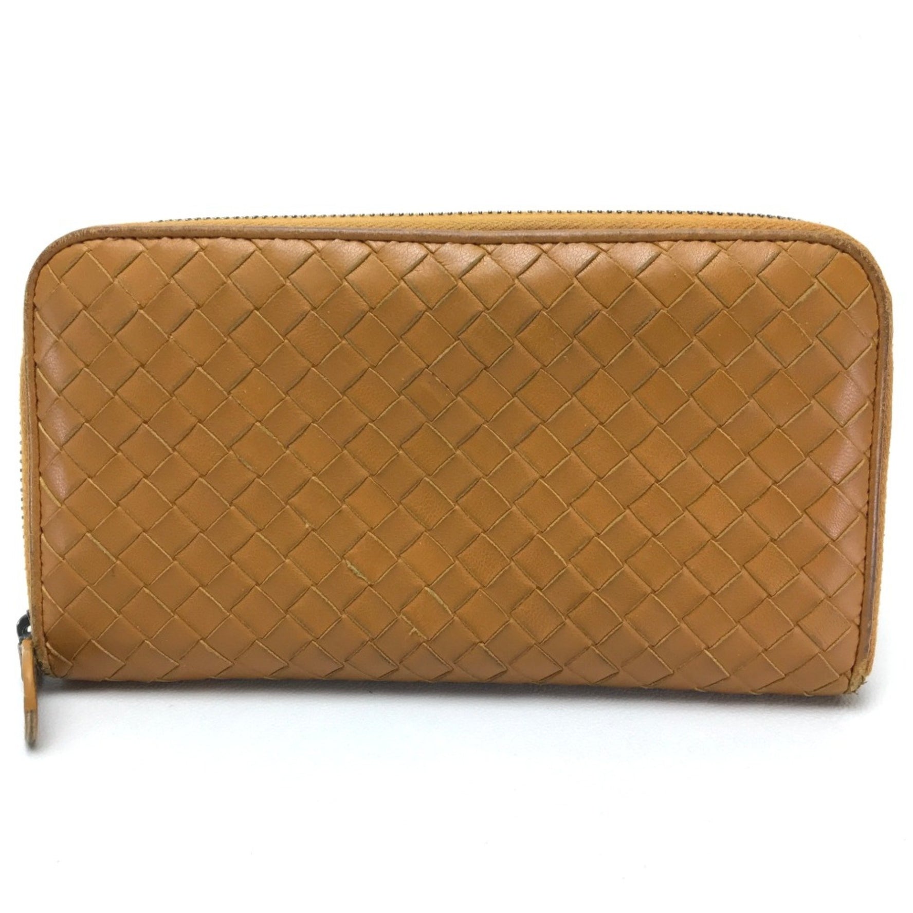 BOTTEGA VENETA Intrecciato Round fastener Long Wallet Based