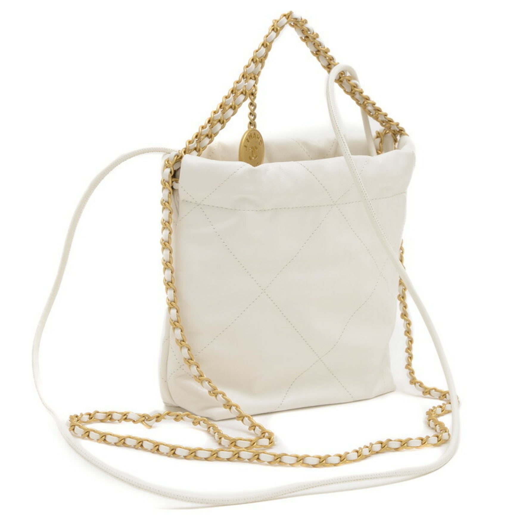 Chanel 22 Mini Shoulder Bag Shiny Calfskin