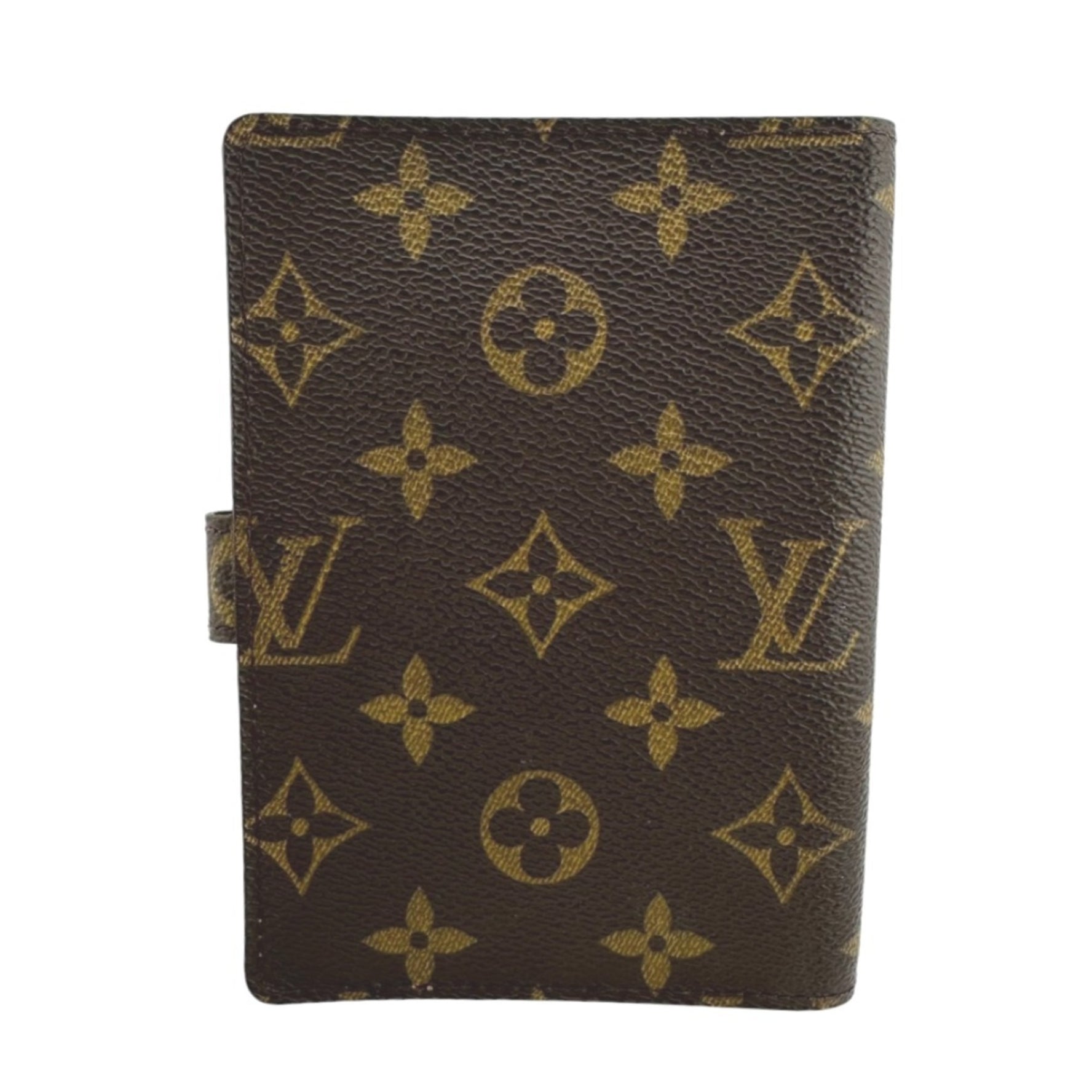 Louis Vuitton LOUIS VUITTON Notebook Cover Case Monogram Agenda PM Canvas R20005 Brown LV