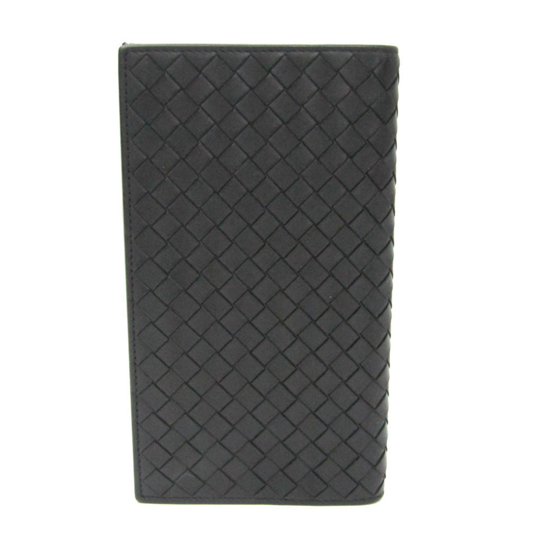 Bottega Veneta Intrecciato Men,Women Leather Long Wallet (bi-fold)