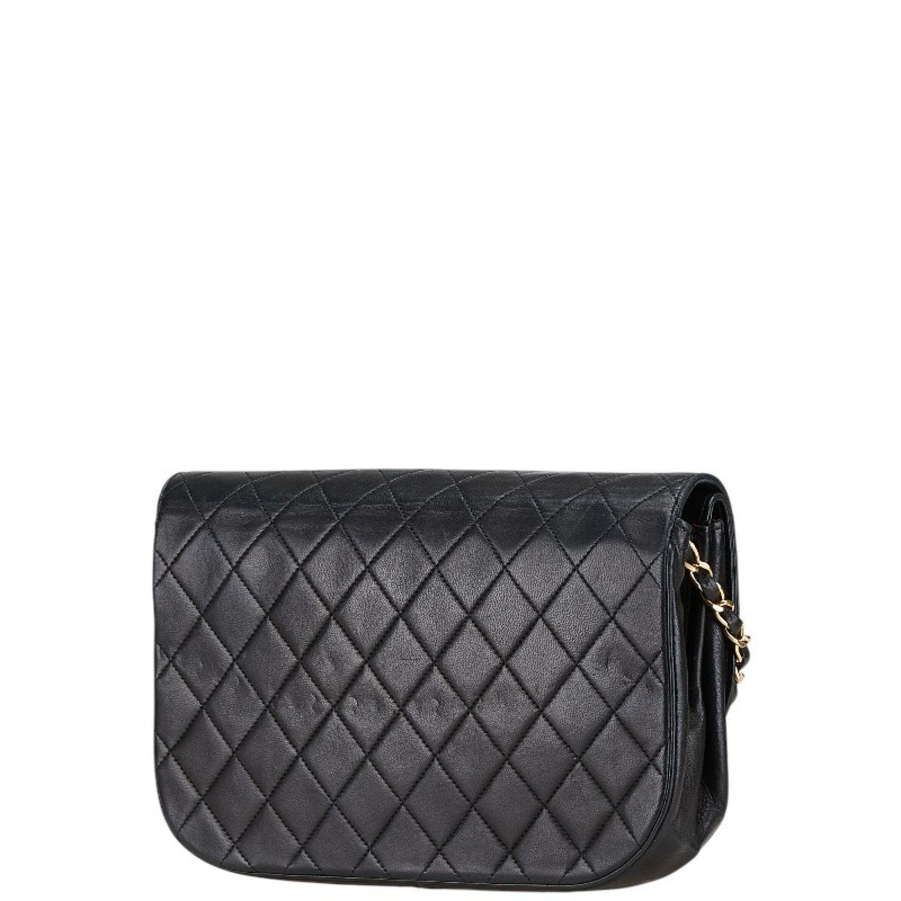 CHANEL Matelasse Coco Mark Chain Shoulder Bag in Lambskin